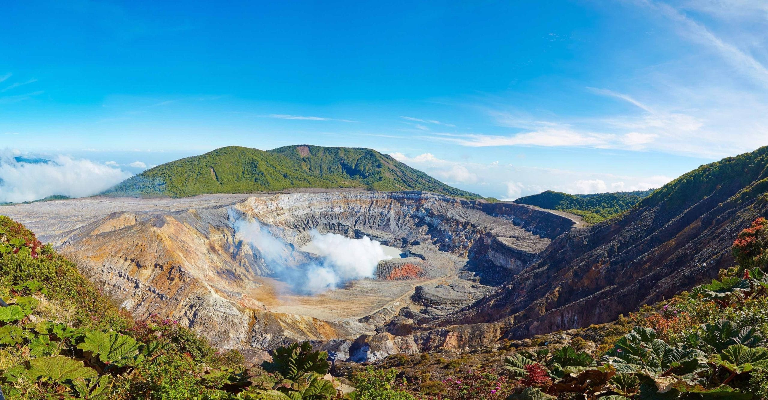 Poas Volcano tours, Half-day private tour, Explore Costa Rica's natural wonder, Expert guides, 2560x1340 HD Desktop