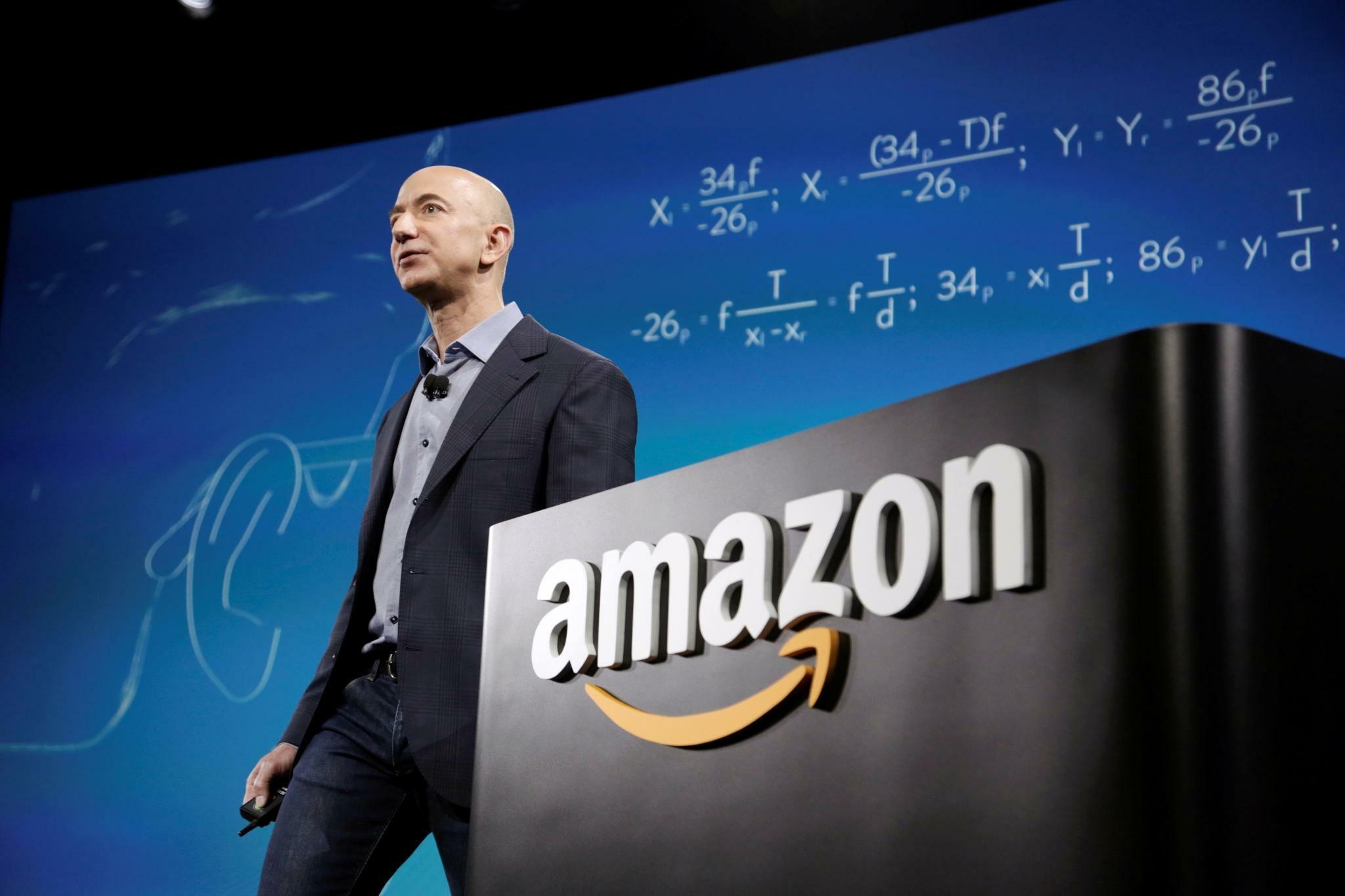 Amazon: An American internet technology company founded by Jeff Bezos. 2050x1370 HD Wallpaper.