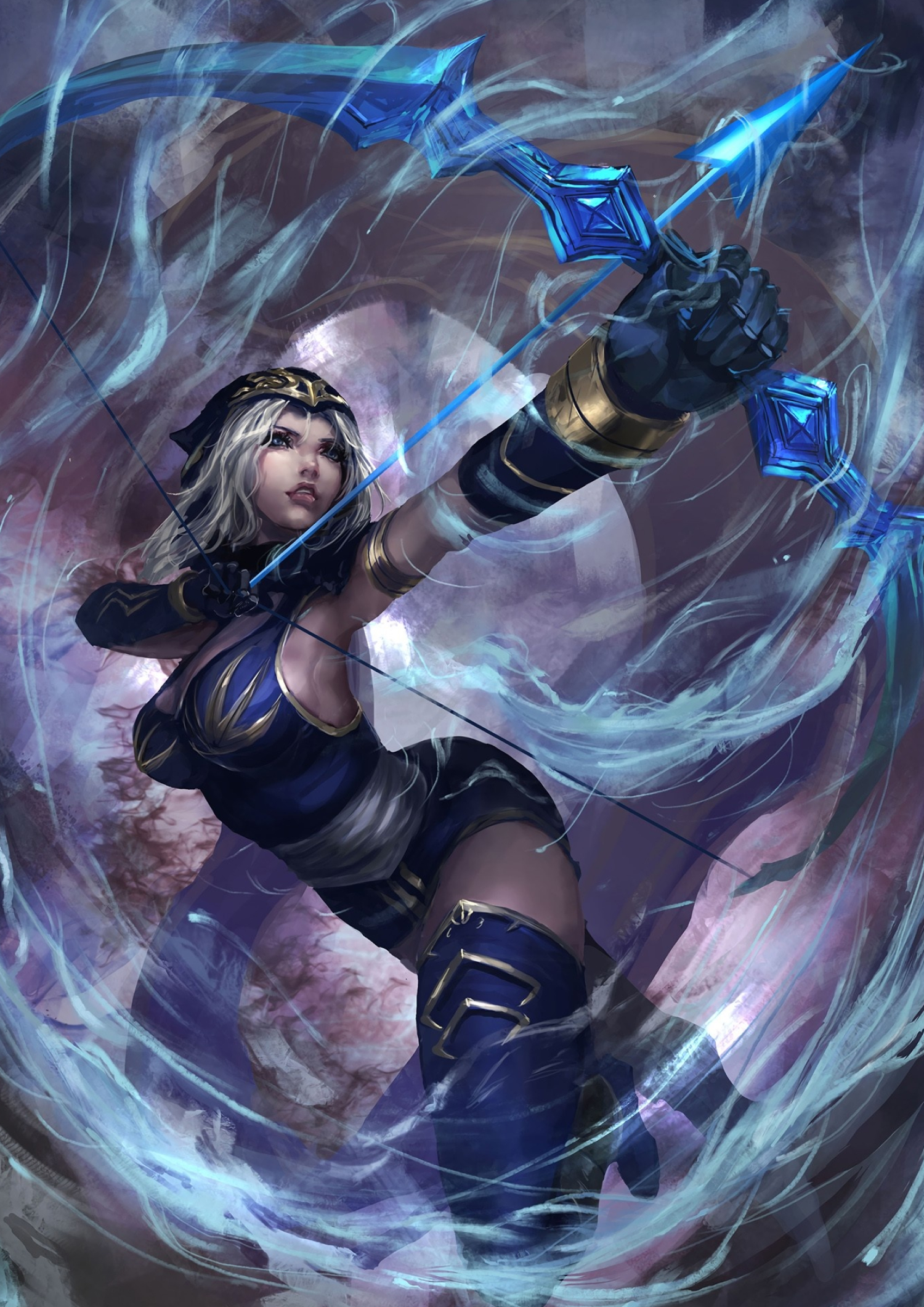 Ashe phone wallpaper, Posted by Christopher Anderson, Mobile wallpaper, Gaming, 1500x2130 HD Phone
