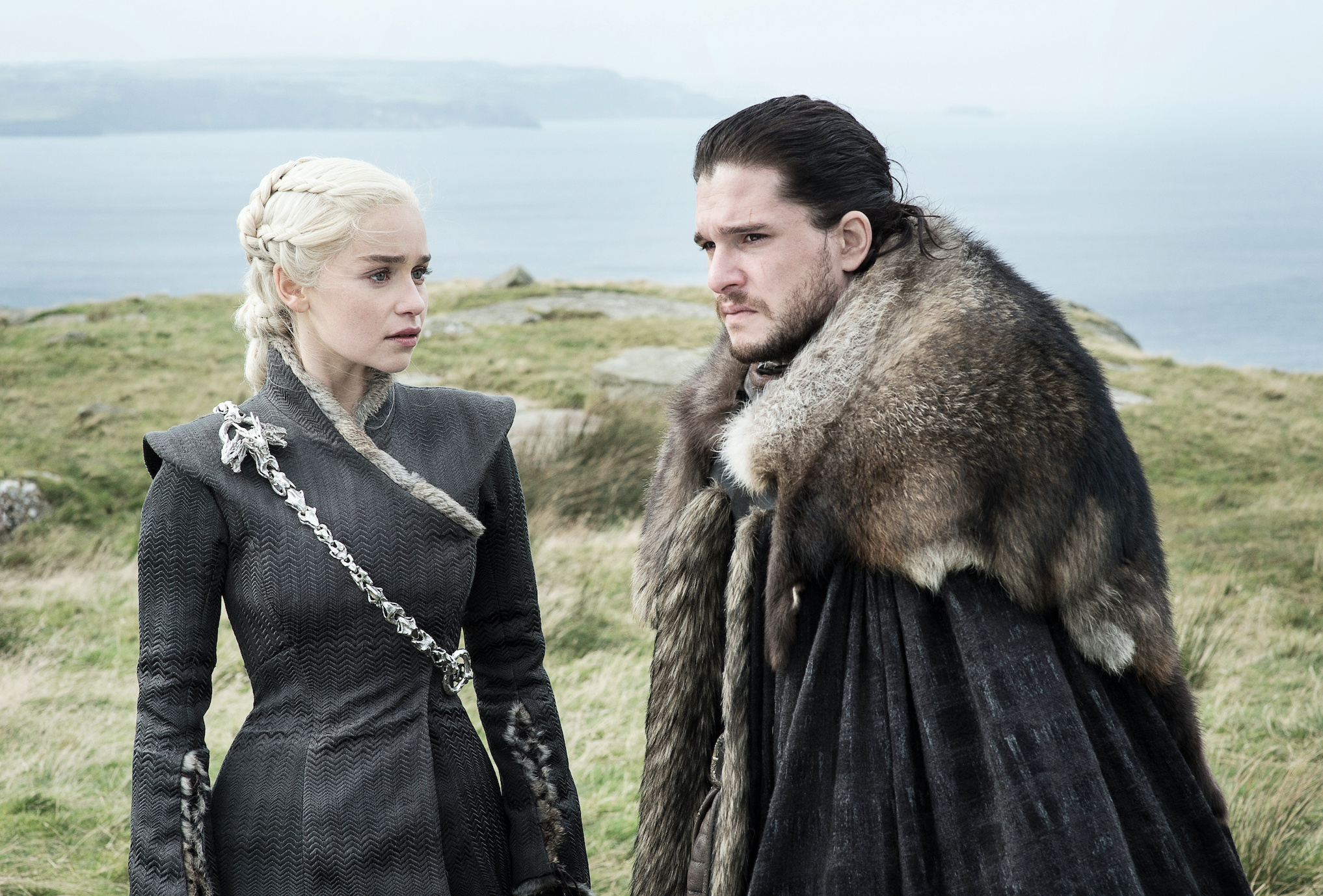 Daenerys, Jon Snow, Game of Thrones, Season 7, 2040x1380 HD Desktop