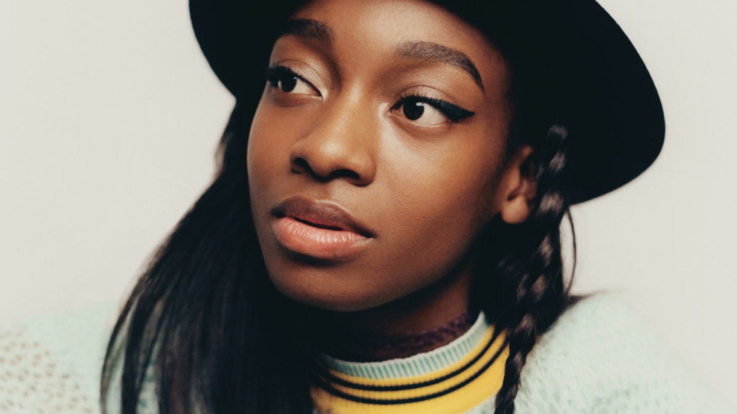 Little Simz: "Selfish" was released on 16 January 2019, Grey Area. 2560x1440 HD Background.