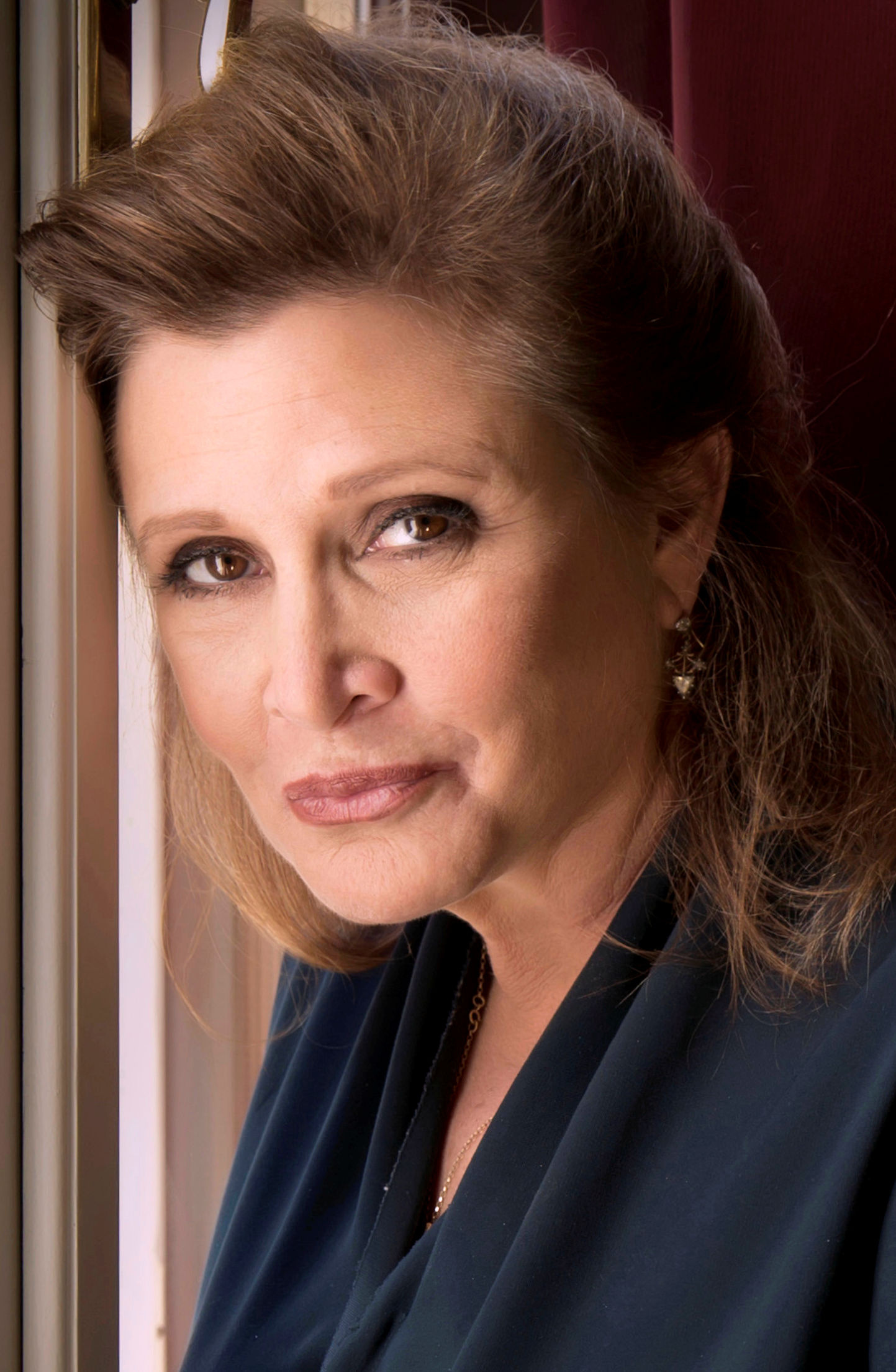 Carrie Fisher, Celebrity, HQ, 4K wallpapers, 1450x2220 HD Handy