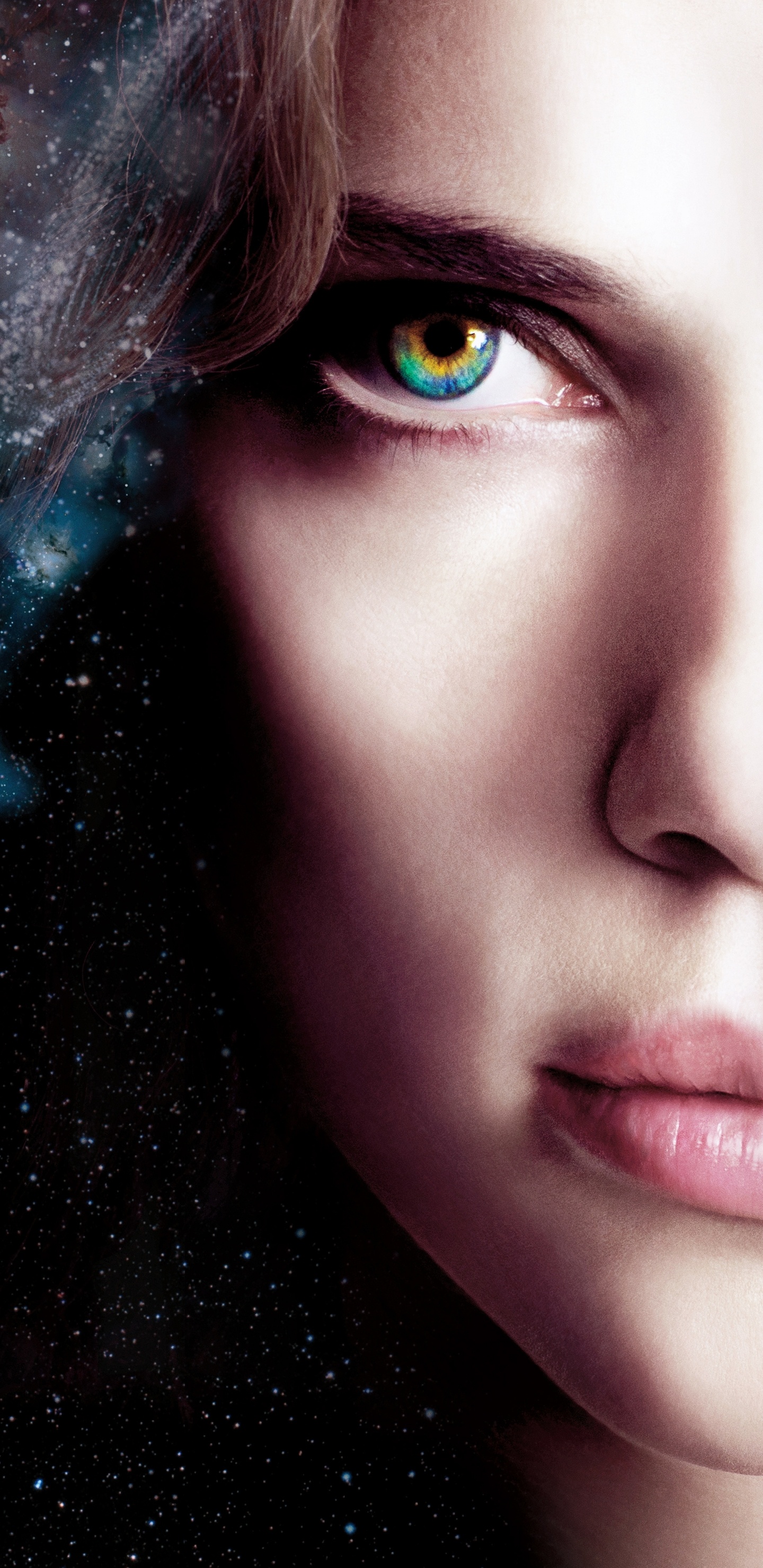 Lucy, Scarlett Johansson, Mind-bending movie, Action-packed, 1440x2960 HD Phone