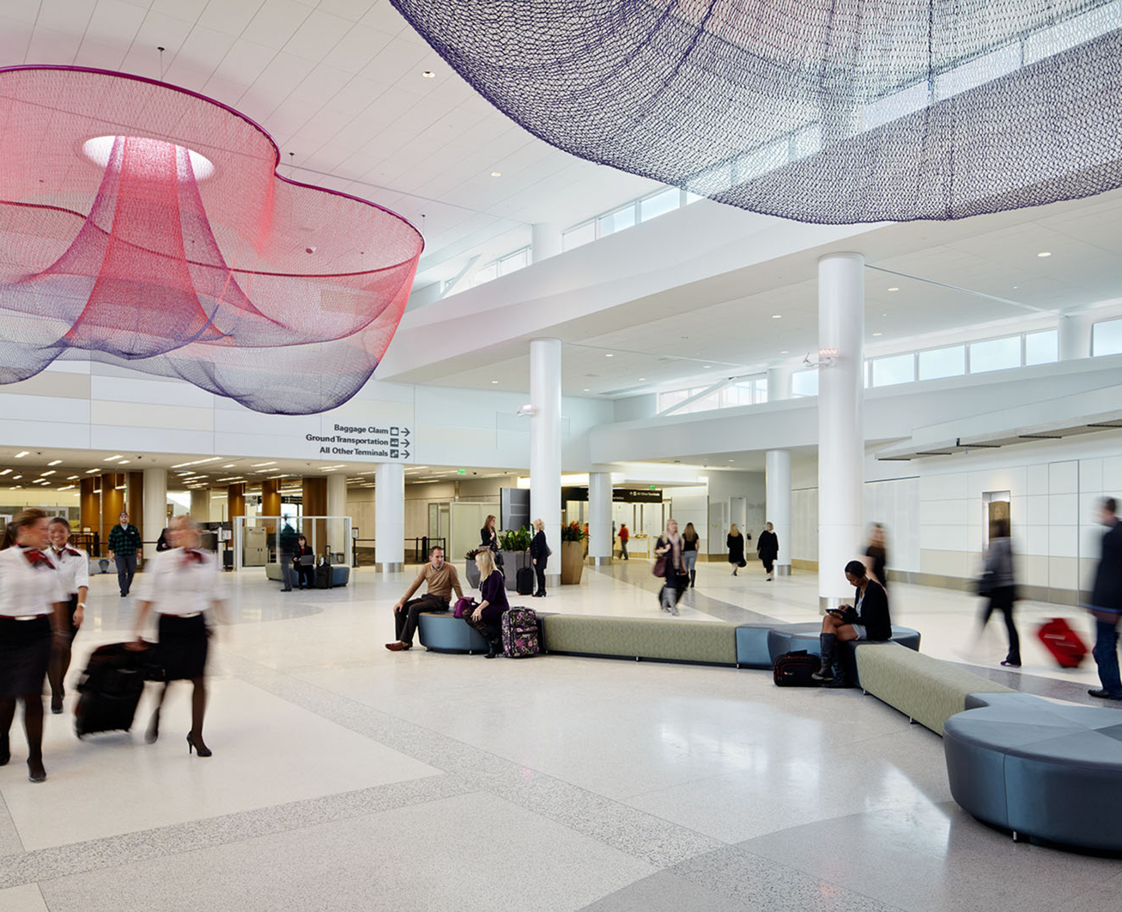 San Francisco International Airport, Terminal two, Boarding area D, Remodeling project, 2220x1800 HD Desktop