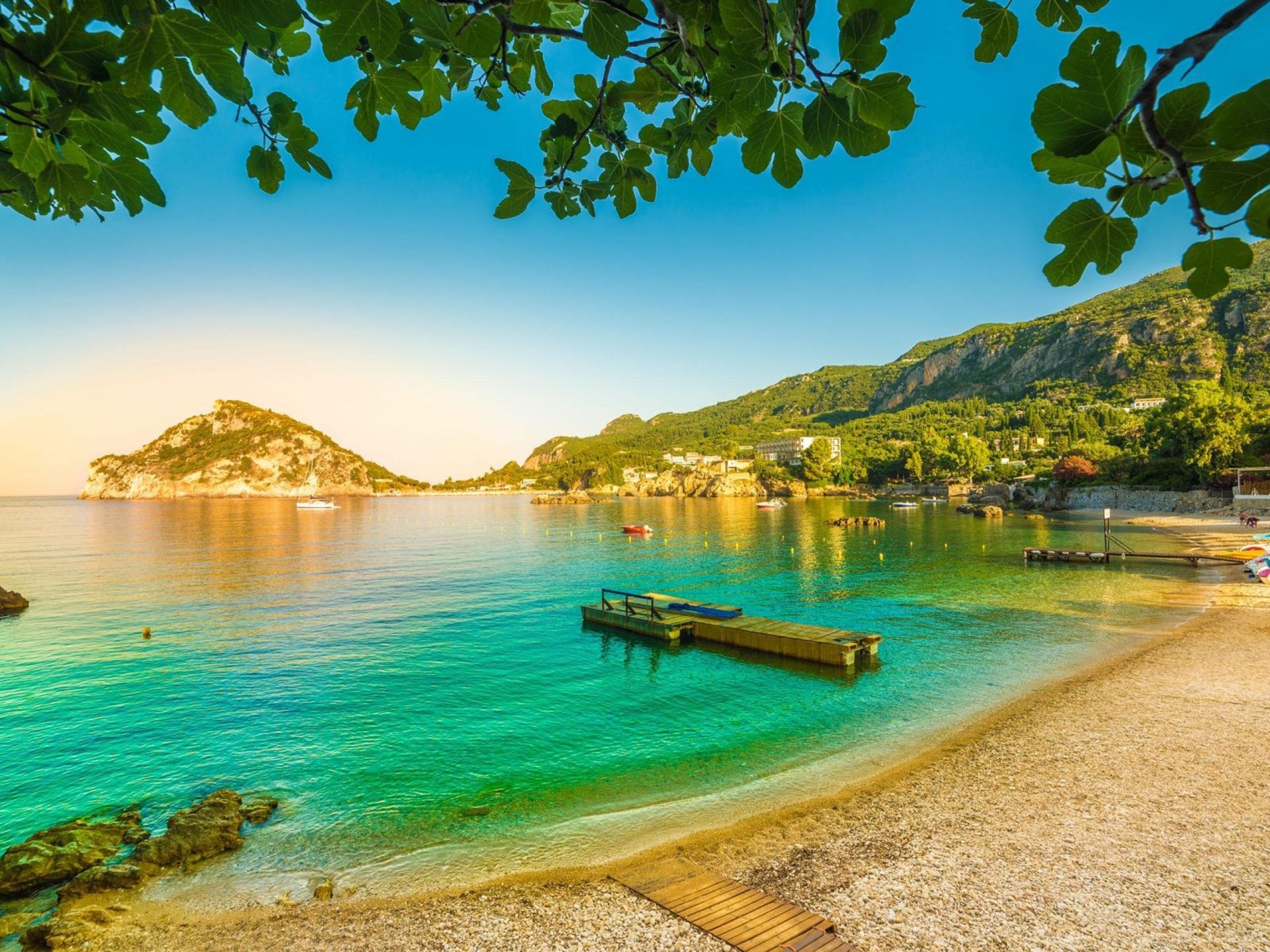 Corfu travels, Ionian Sea, Beaches, Greece, 1920x1440 HD Desktop