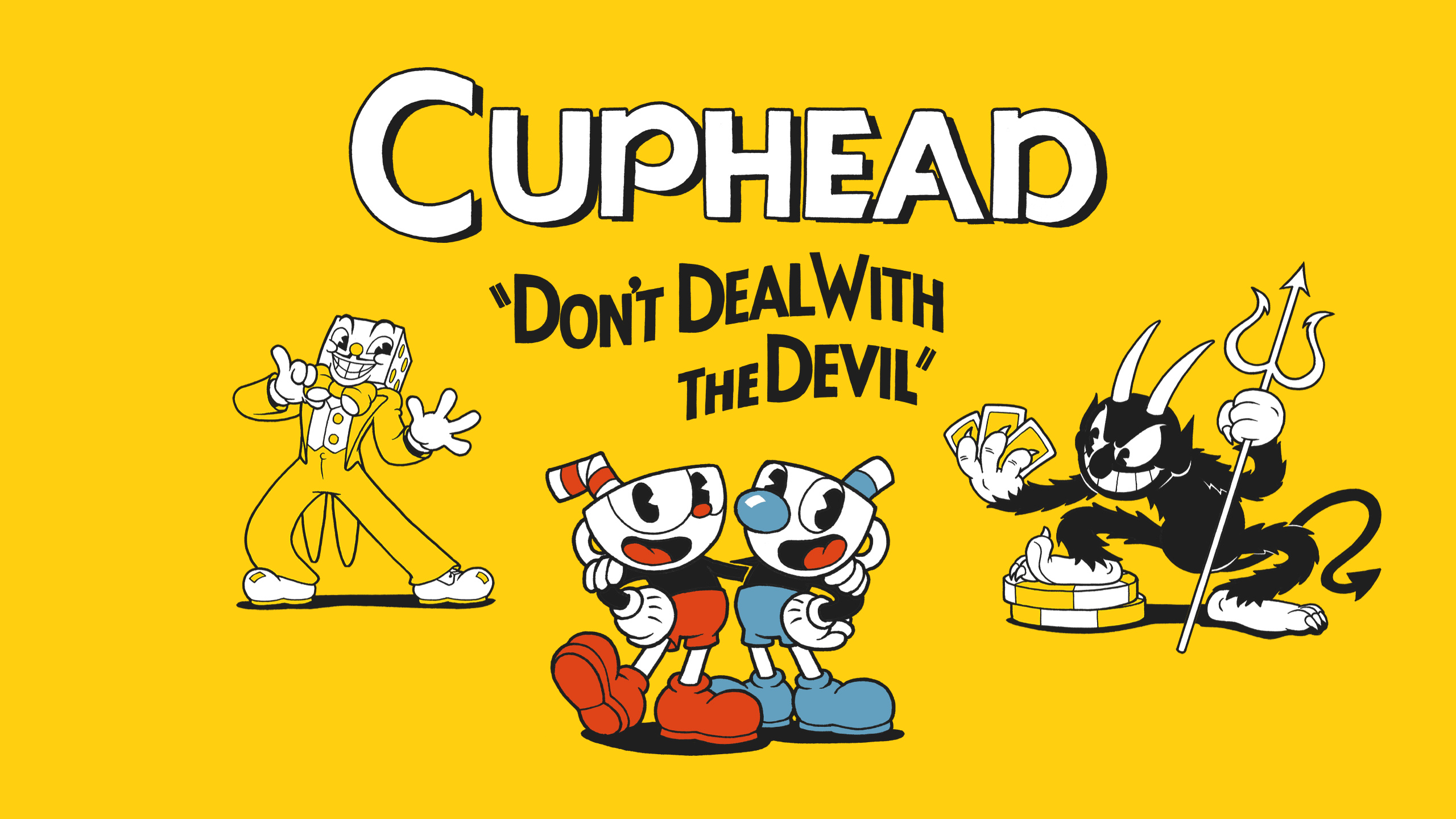 Cuphead Show!, Animation extravaganza, Vibrant visuals, Classic cartoon style, 2560x1440 HD Desktop