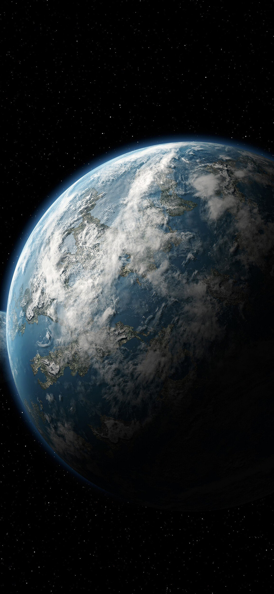 Planet: Earth formed 4.5 billion years ago from gas in the early Solar System. 1130x2440 HD Wallpaper.