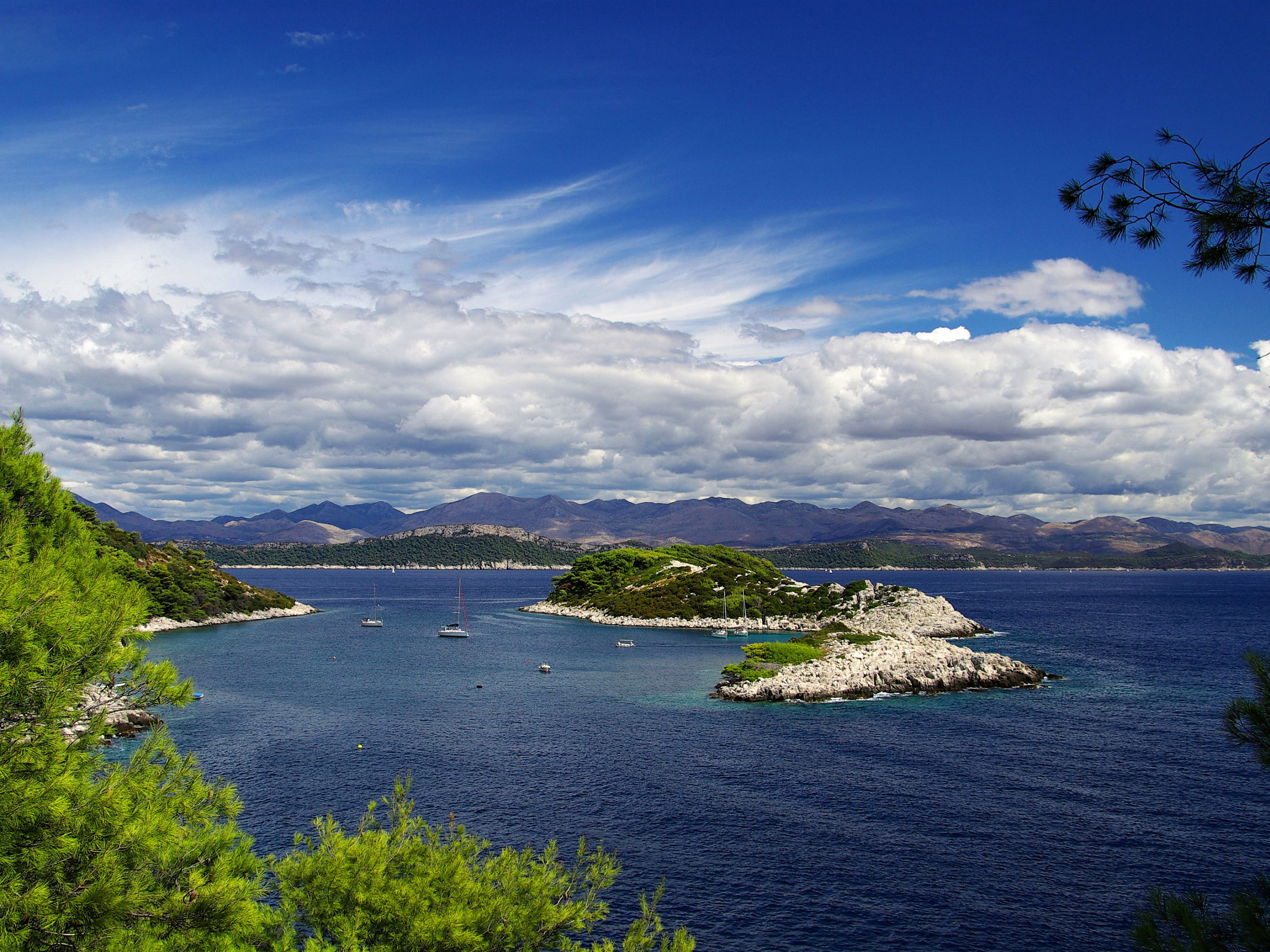 Croatia: Unique beauty of the island of Mljet, The Croatian Adriatic. 2560x1920 HD Wallpaper.