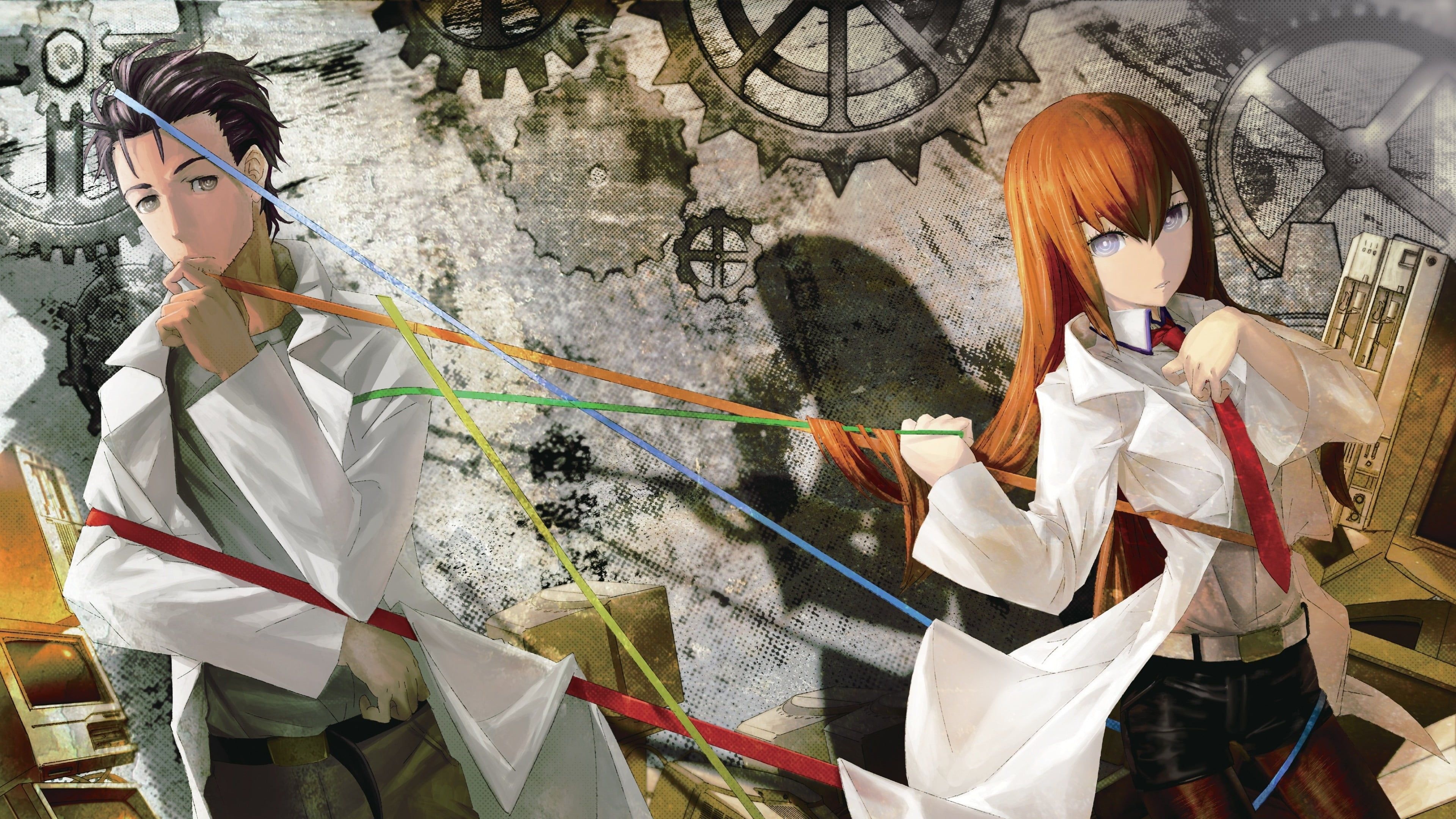 Steins; Gate anime, Time travel, Science fiction, Memorable characters, 3840x2160 4K Desktop