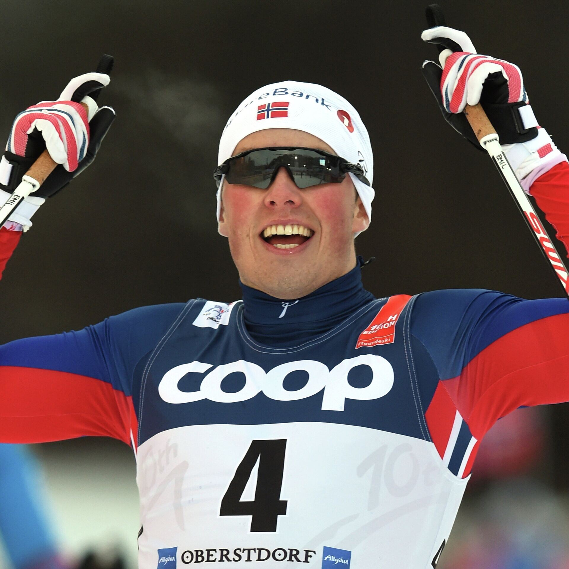 Emil Iversen, Skiing virtuoso, Mountain conqueror, Unstoppable force, 1920x1920 HD Handy