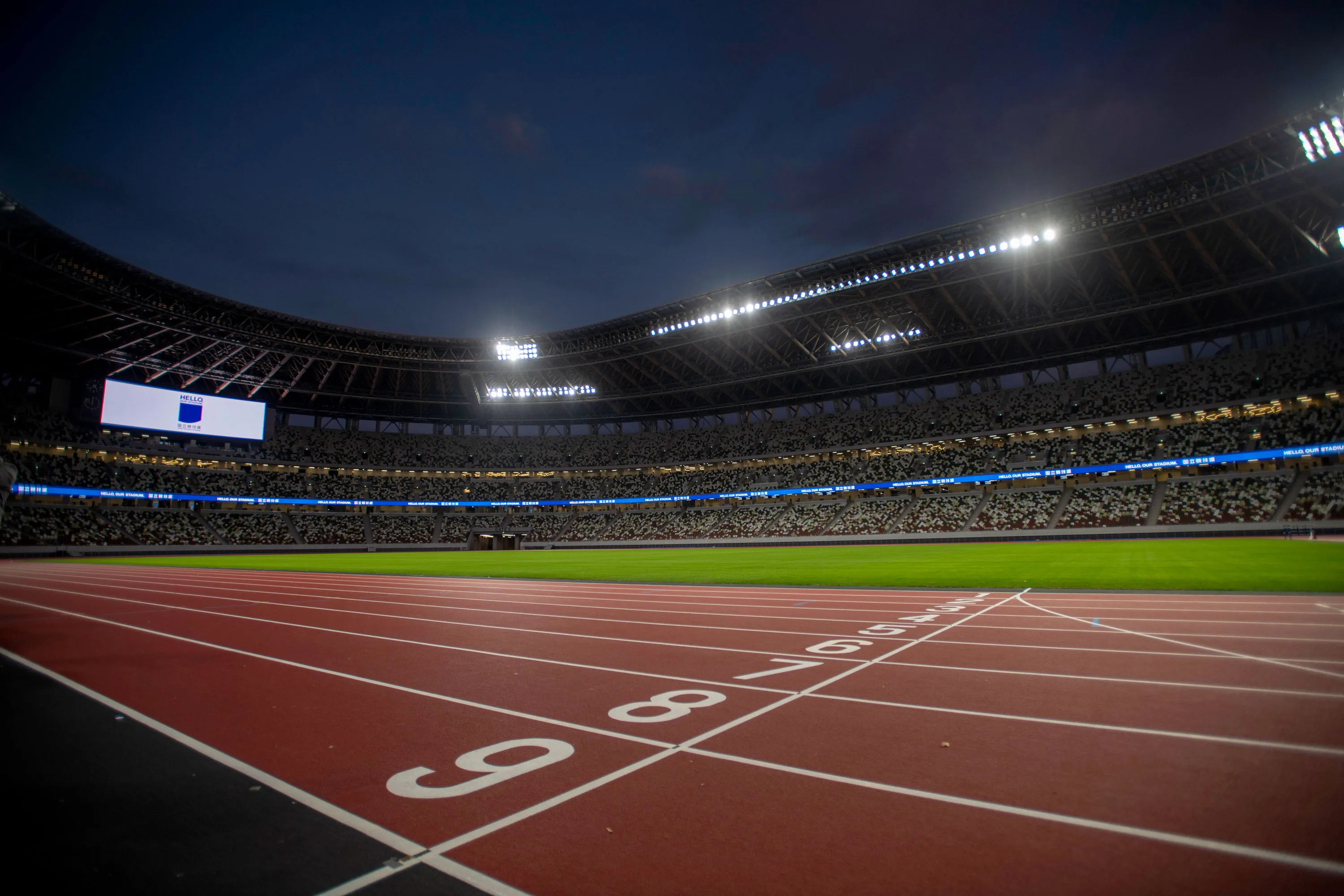 Olympics: Tokyo Summer Games, Japan National Stadium, A total of 33 sports played. 3000x2000 HD Background.