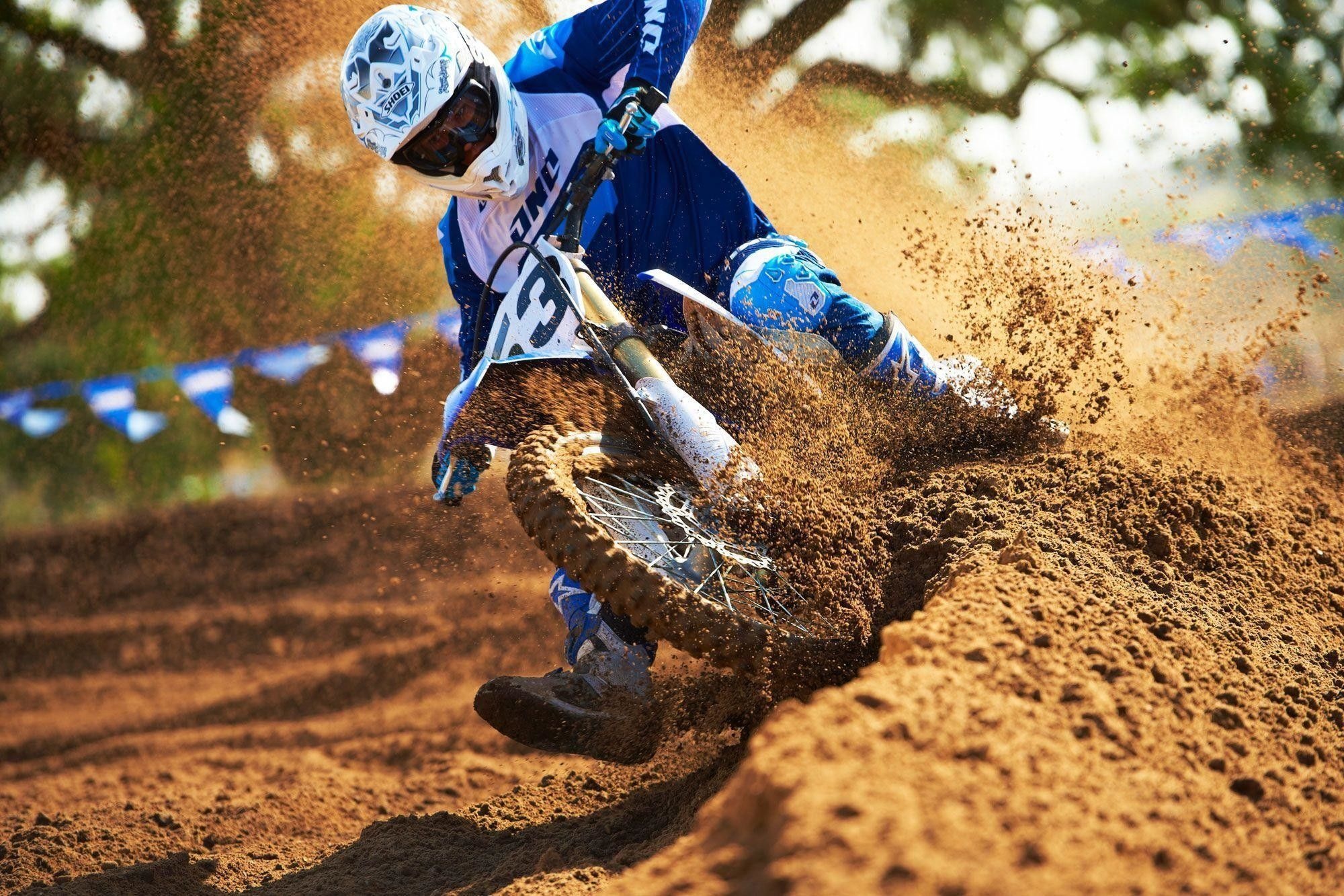 Dirt Bike, Yamaha, Motocross, Sports, 2000x1340 HD Desktop