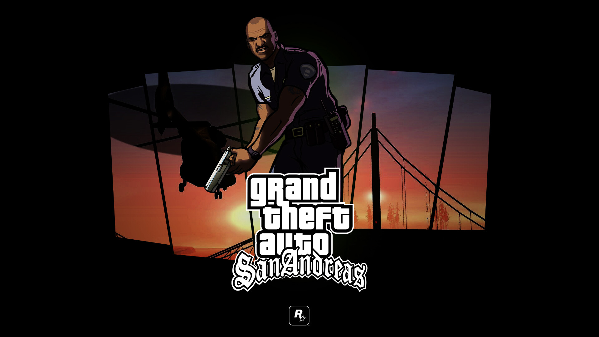 Grand Theft Auto: San Andreas: An action game developed by Rockstar Games. 1920x1080 Full HD Wallpaper.