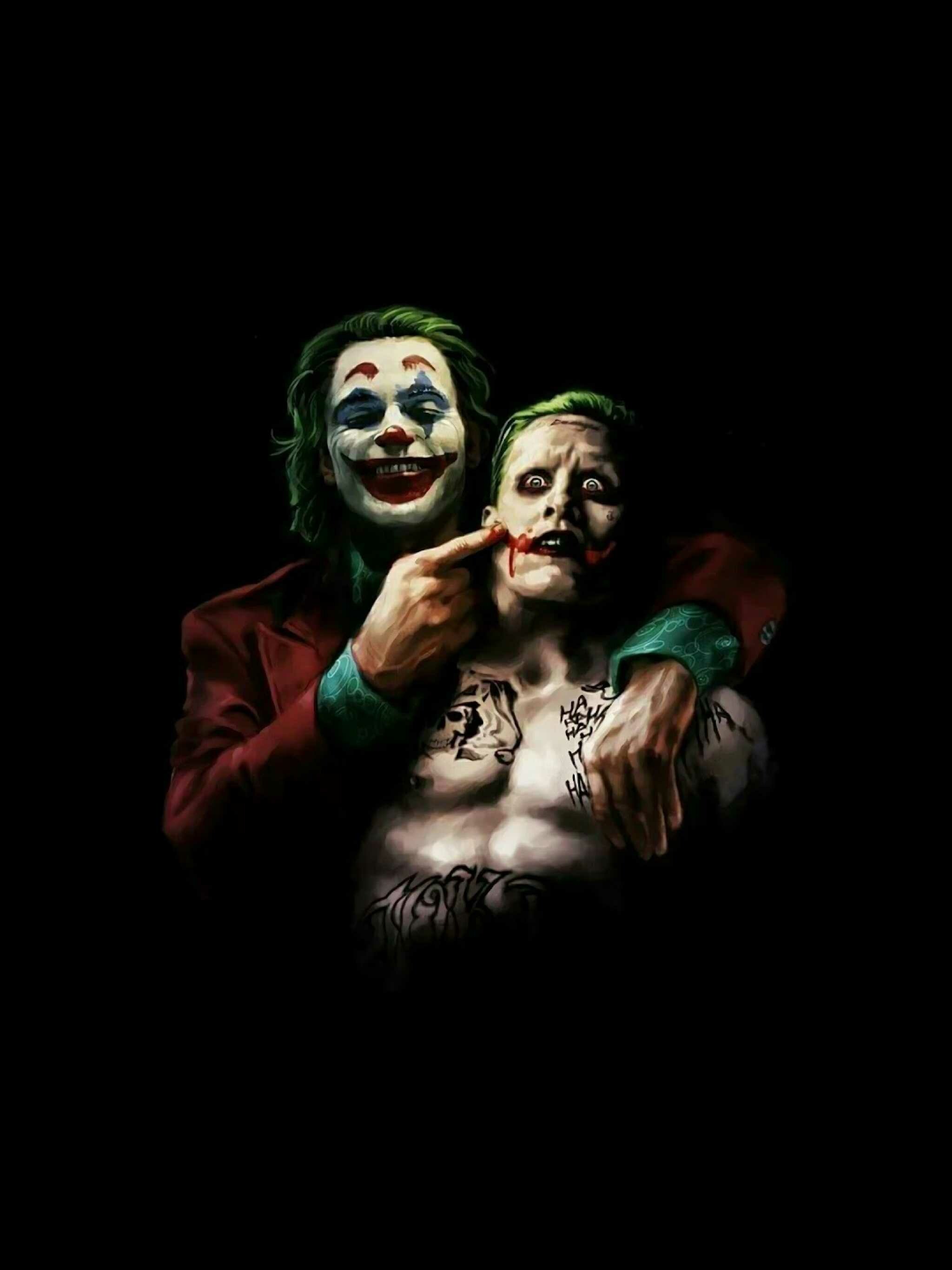 Joker, Joaquin Phoenix, Disturbed mind, Clown makeup, 2050x2740 HD Phone