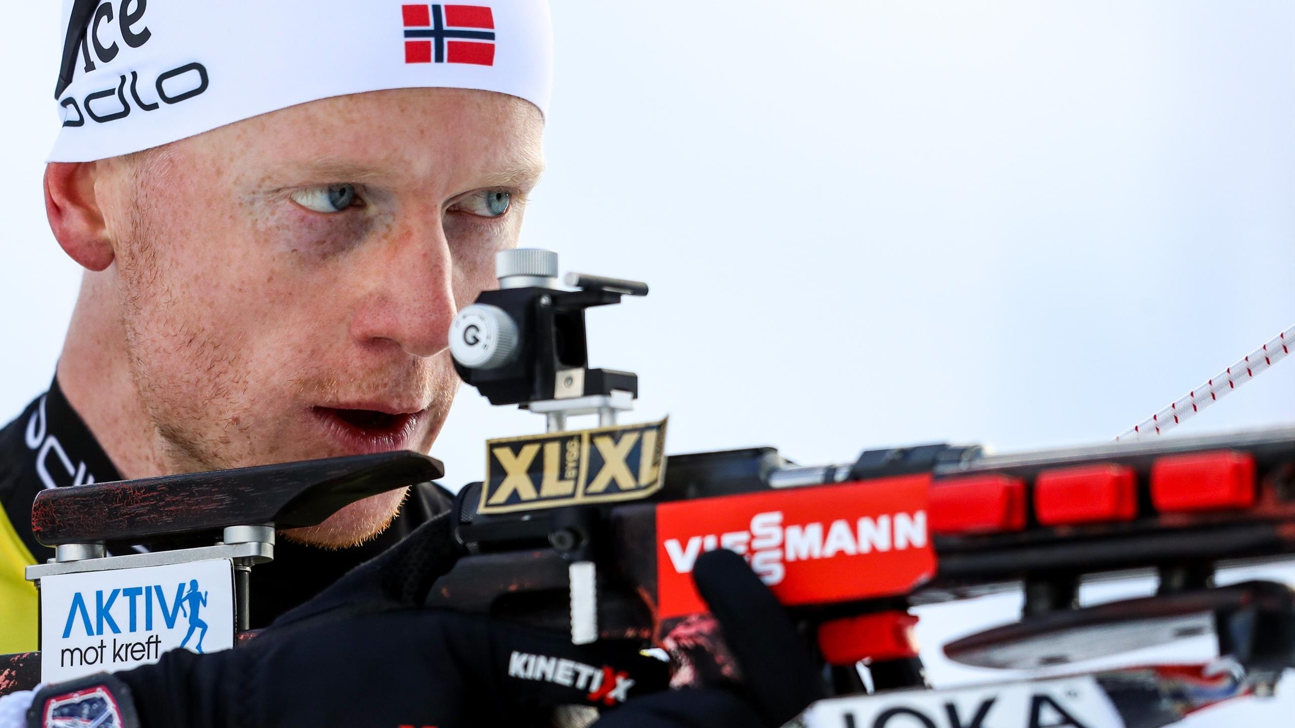Johannes Thingnes, Biathlon victory, Hochfilzen, Perfect shooting, 2560x1440 HD Desktop
