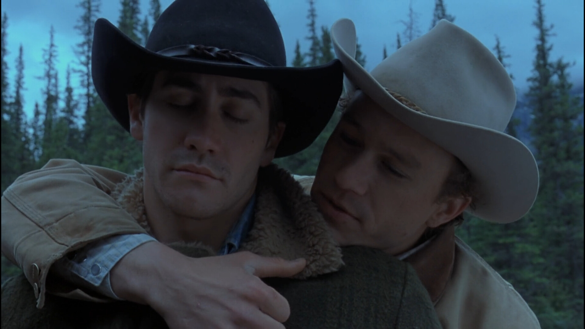 Brokeback Mountain: Intense film about a forbidden gay relationship, Directed by Ang Lee, Heath Ledger, Jake Gyllenhaal. 1920x1080 Full HD Wallpaper.