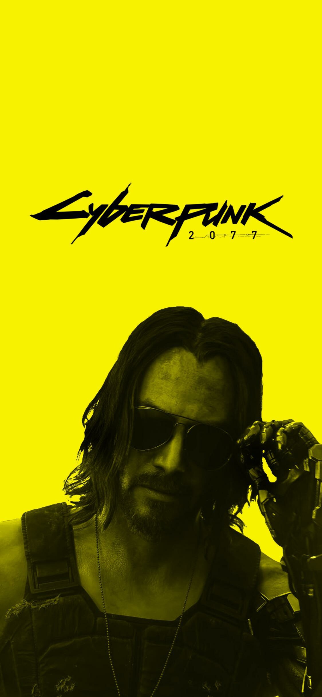 Cyberpunk 2077: Keanu Reeves, Figuring out the mystery of Johnny Silverhand's digital ghost is a large part of the main plot line. 1130x2440 HD Wallpaper.