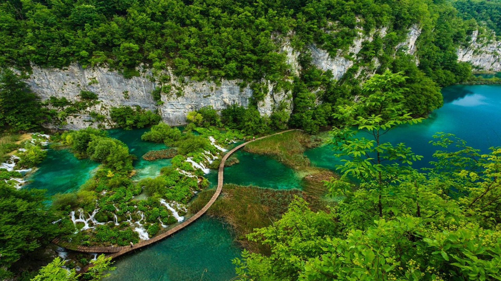 Plitvice Lakes National Park, Travels, Nature wallpapers, 1920x1080 Full HD Desktop