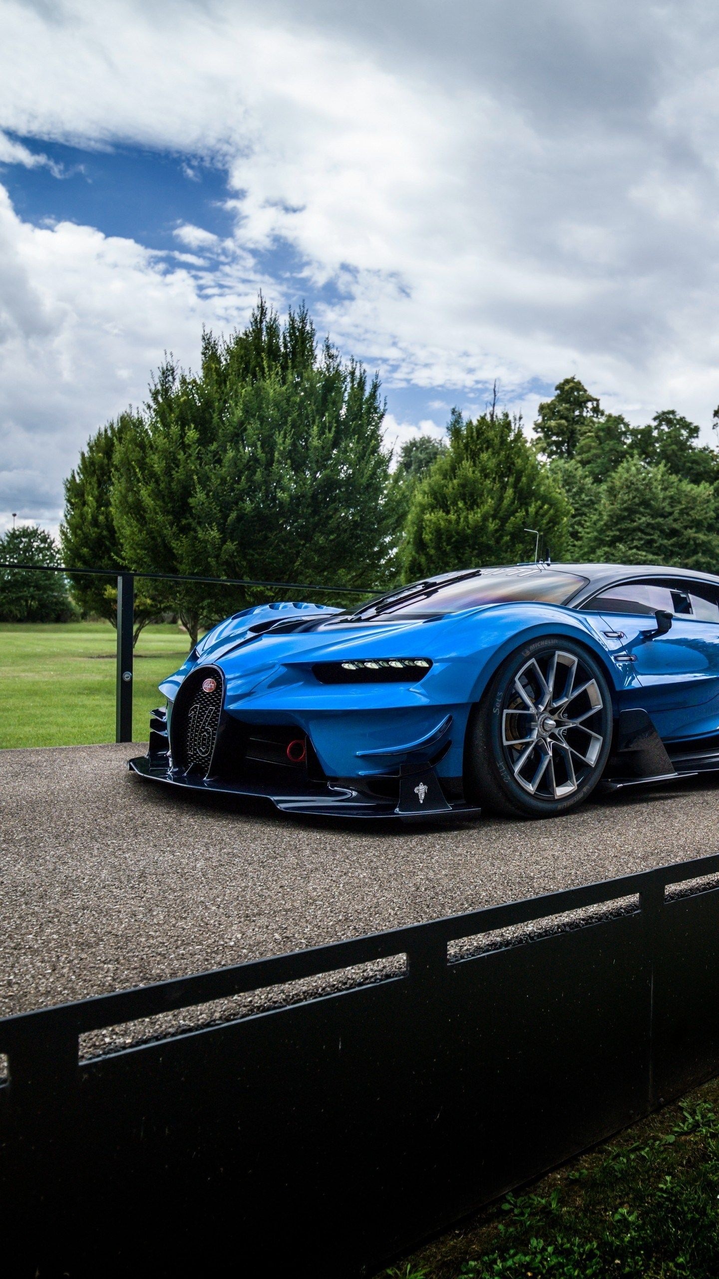 Bugatti Chiron, Vision Gran Turismo, High-quality wallpaper, Exotic cars, 1440x2560 HD Phone