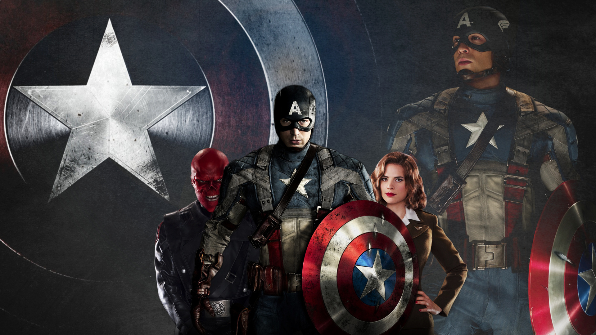 Captain America: The First Avenger, Directed by Joe Johnston, The Red Skull. 1920x1080 Full HD Background.