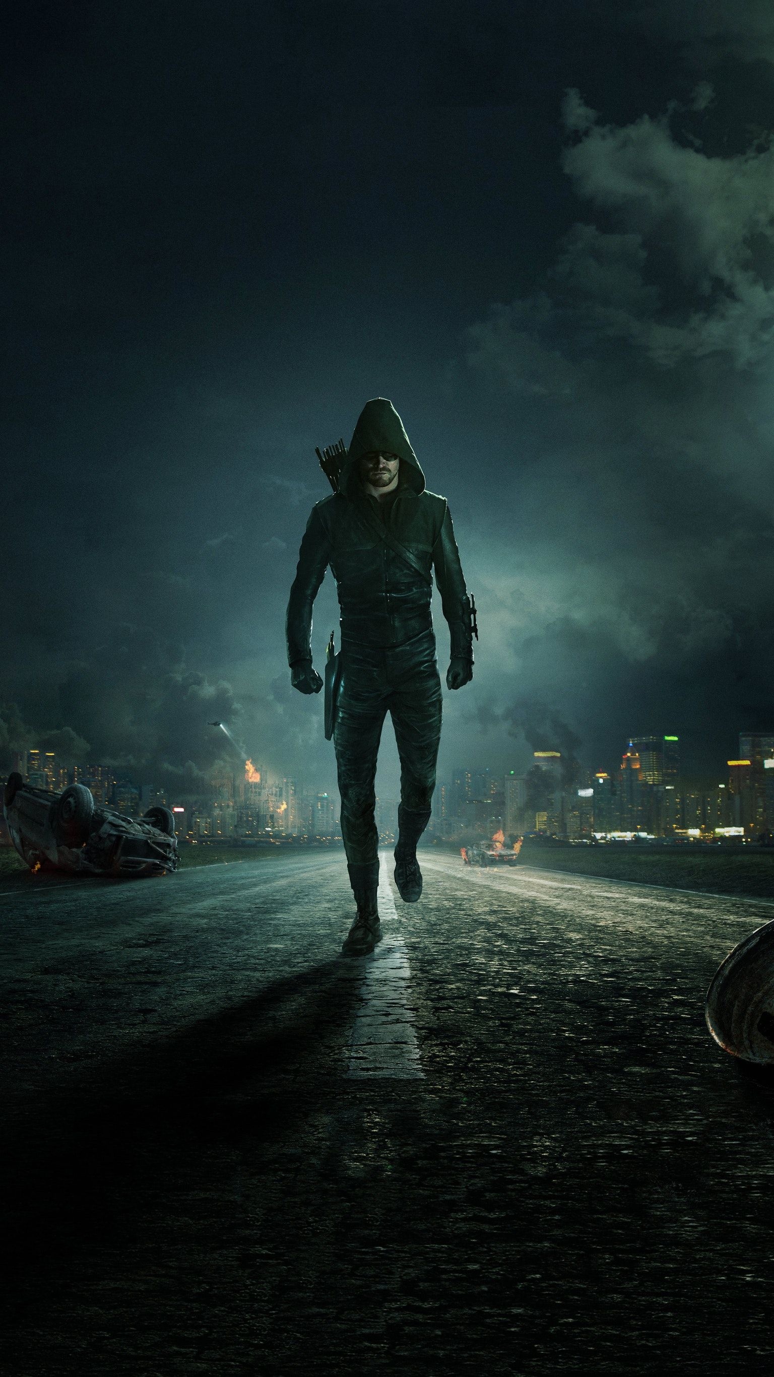 Green Arrow and Flash: The series follows billionaire playboy Oliver Queen. 1540x2740 HD Background.