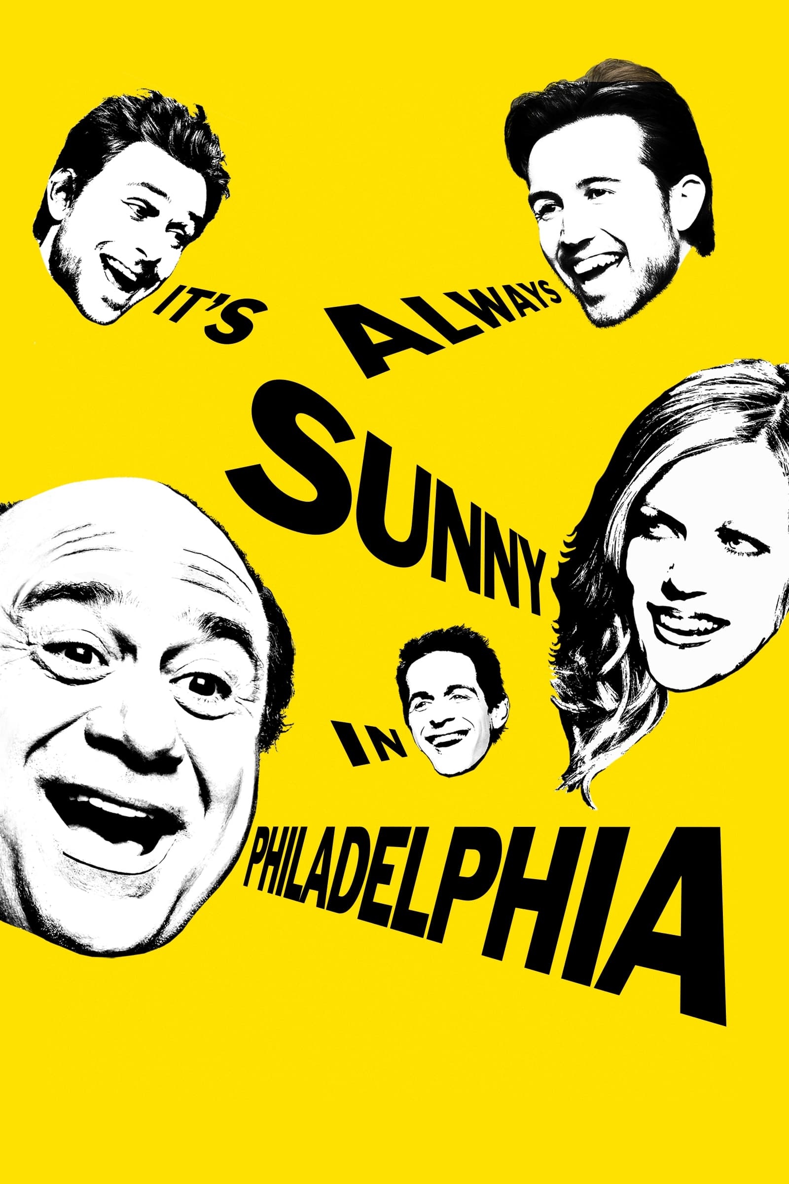 It's Always Sunny in Philadelphia (TV Series): Minimalistic, Poster, An American sitcom, FX. 1600x2400 HD Wallpaper.