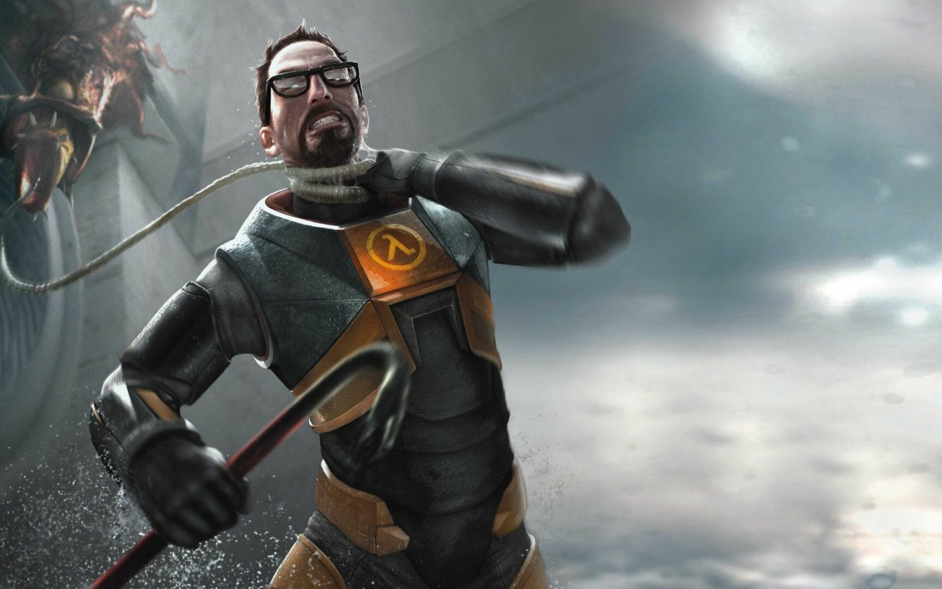 Half-Life 2: Gordon Freeman, One of the greatest video game characters of all time. 1920x1200 HD Wallpaper.