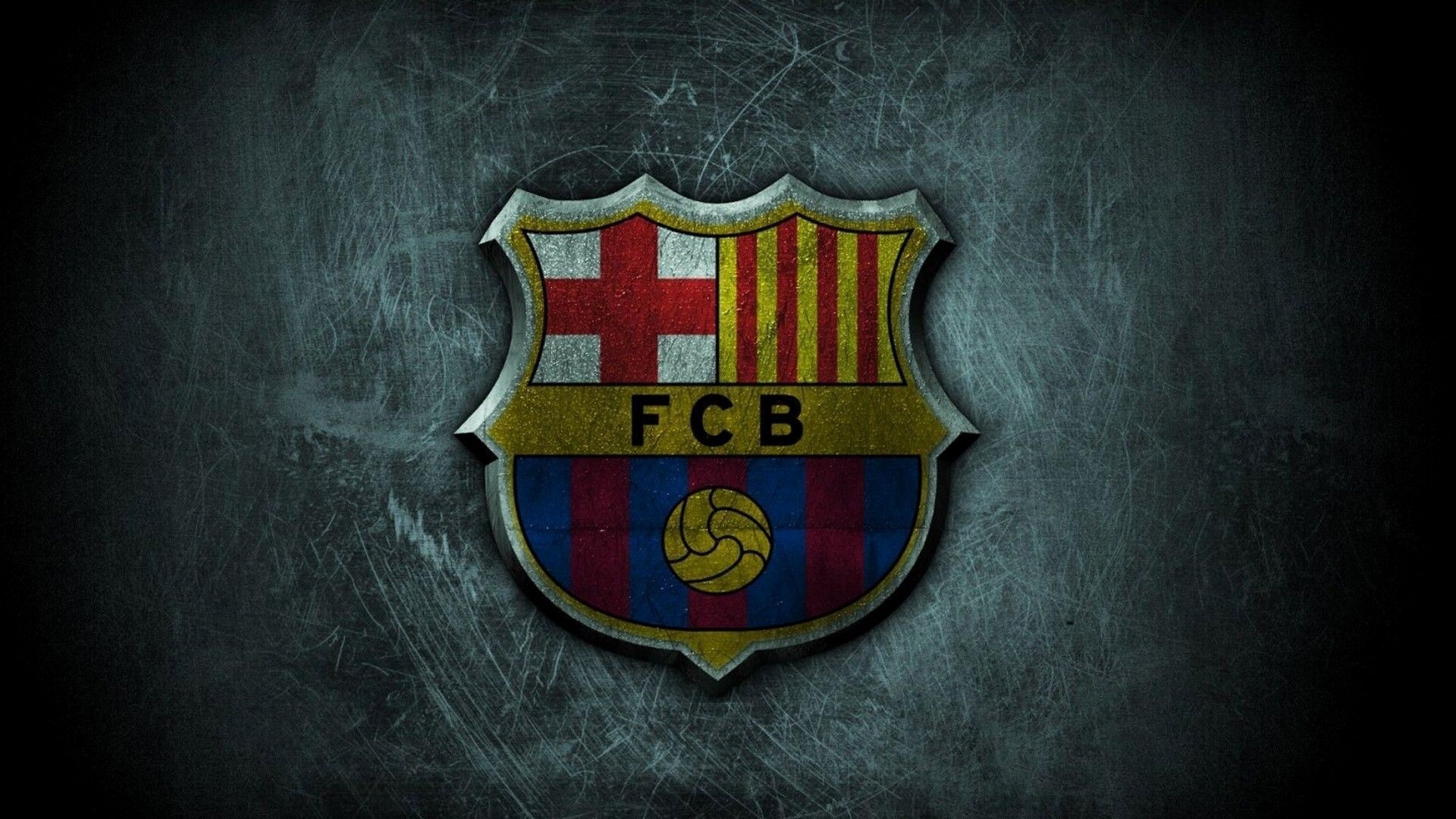FC Barcelona, Football club, Team logo, 1920x1080 Full HD Desktop