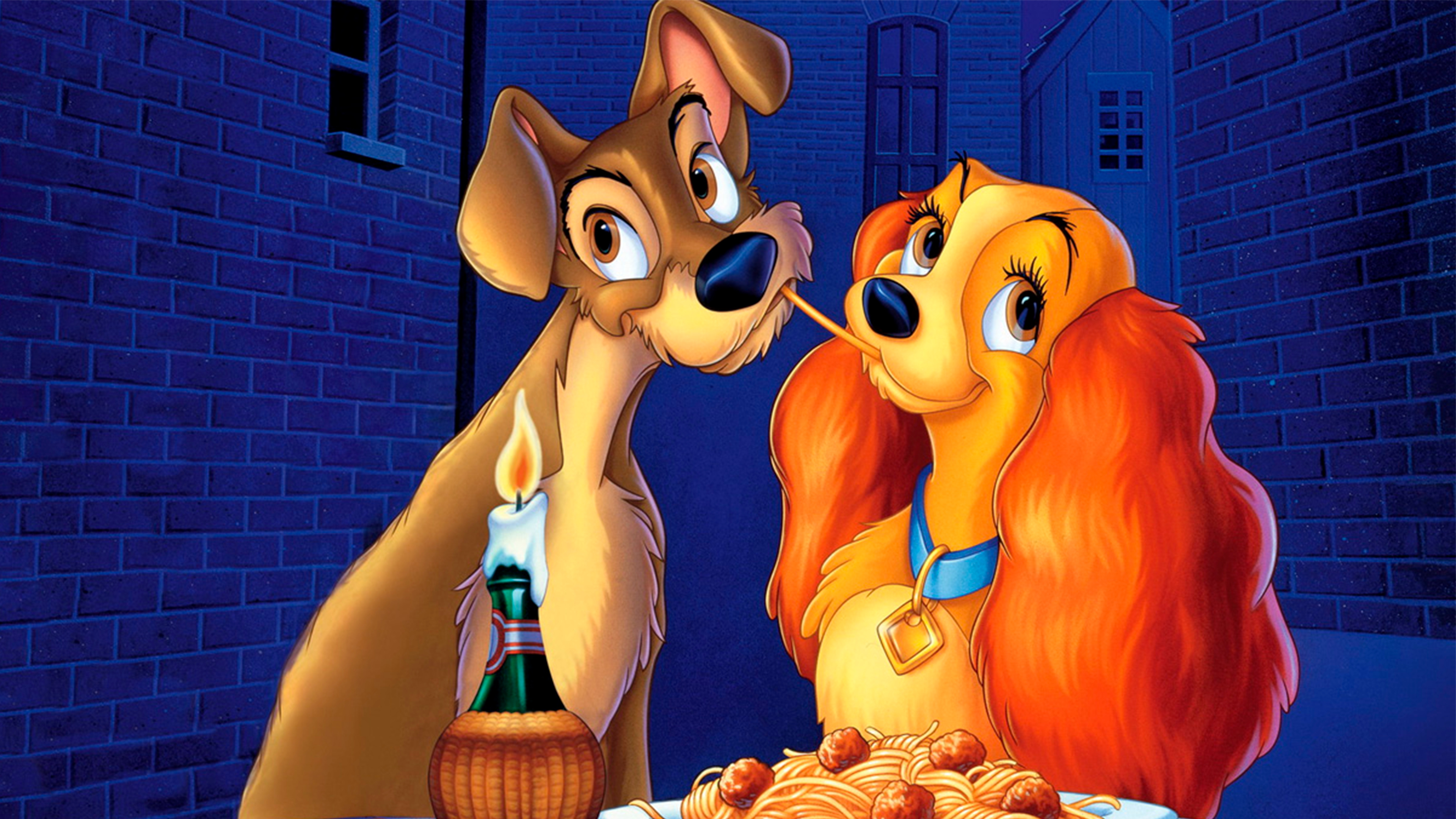Lady and the Tramp, 1955, Edition cedil,, 3840x2160 4K Desktop