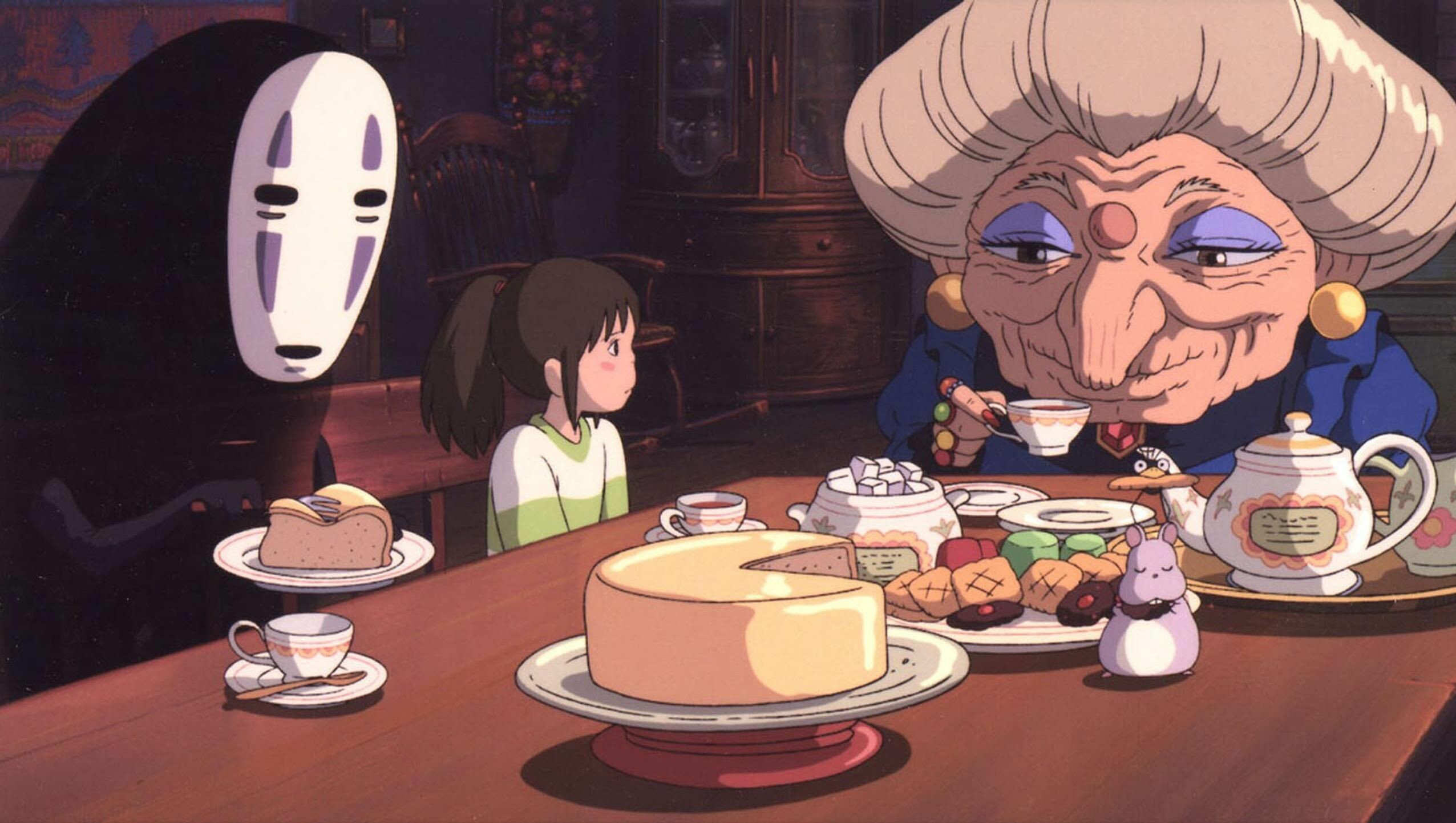Spirited Away: The story of Chihiro Ogino, who enters the world of Kami. 2560x1450 HD Wallpaper.