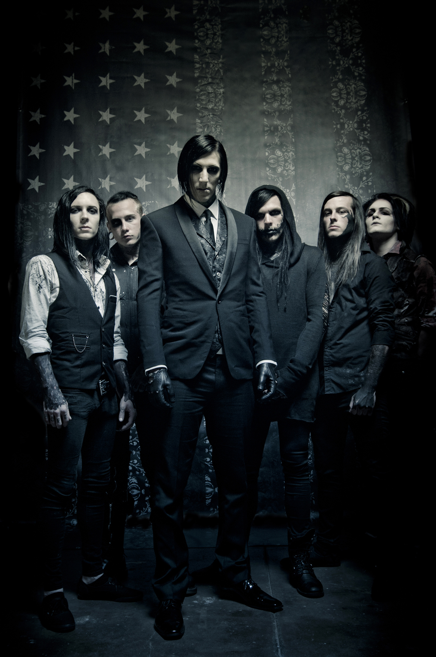 Motionless in White, Rising metal bands, On the road, Alternative music scene, 1470x2220 HD Phone