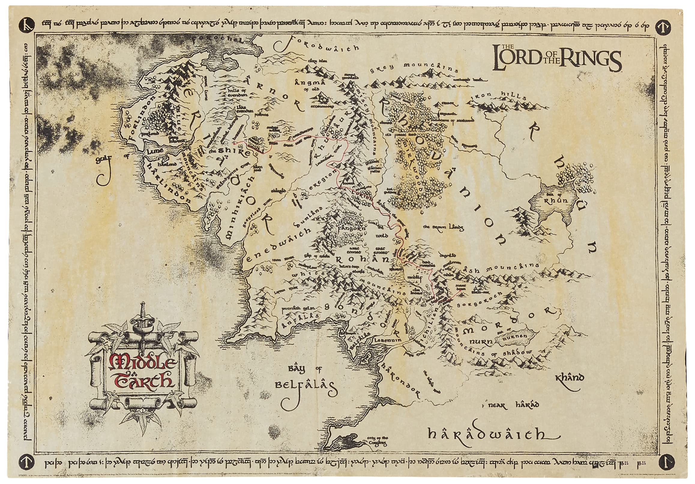 Lord of the Rings Map, Parchment poster, Wood, 2320x1620 HD Desktop