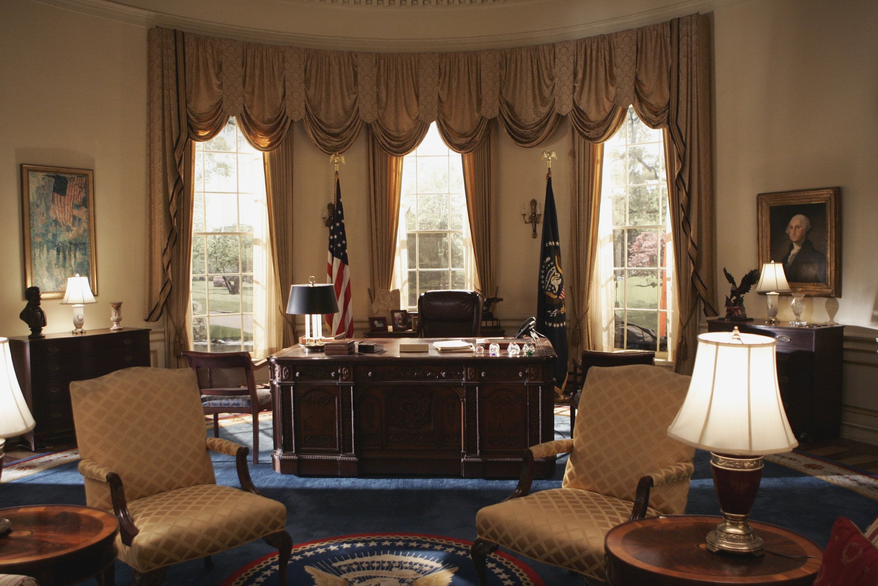 The West Wing, House of Cards, White House recreation, Architectural Digest, 3000x2010 HD Desktop
