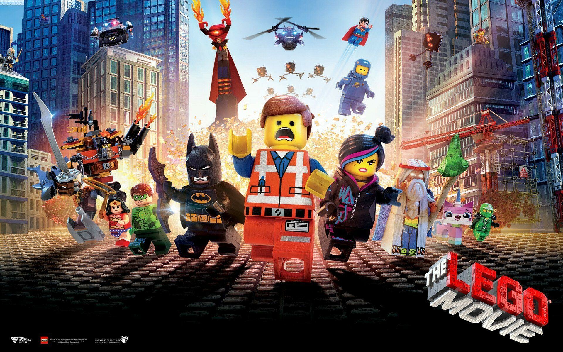 The Lego Movie: Animated adventure comedy film directed and co-written by Phil Lord and Chris Miller. 1920x1200 HD Background.