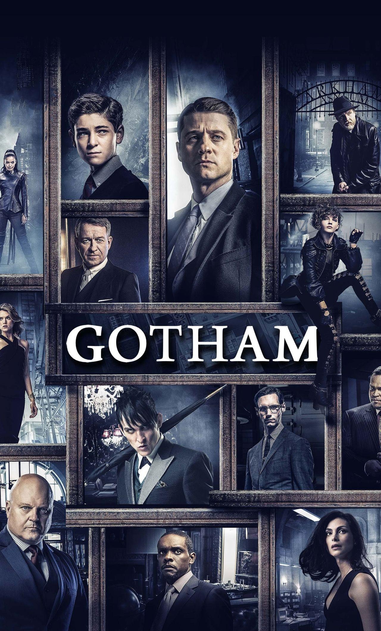 Gotham, Dynamic iPhone wallpapers, Dark and edgy, Gotham City skyline, 1280x2120 HD Handy