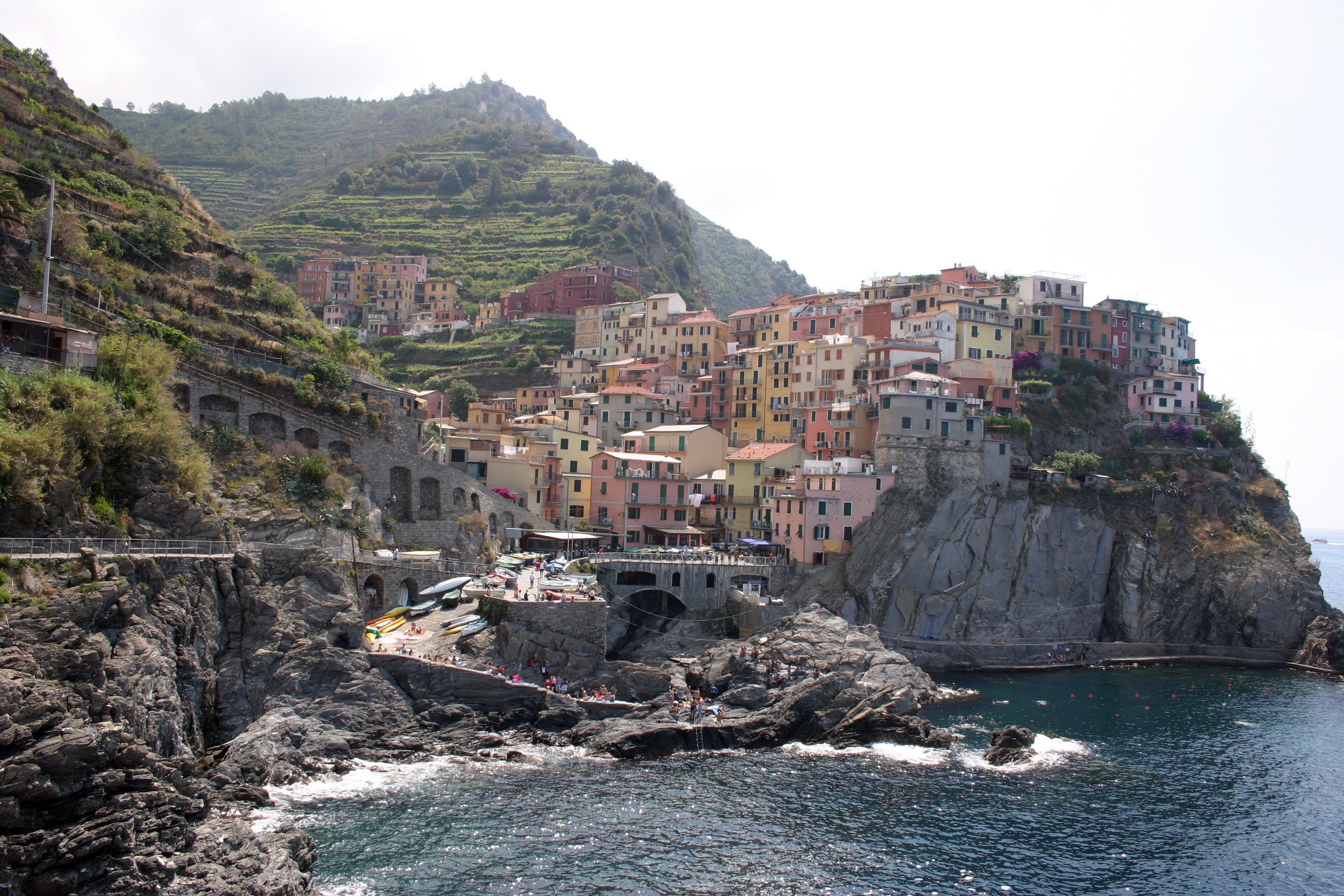 Cinque Terre, Travels, Wikimedia Commons, 3080x2050 HD Desktop