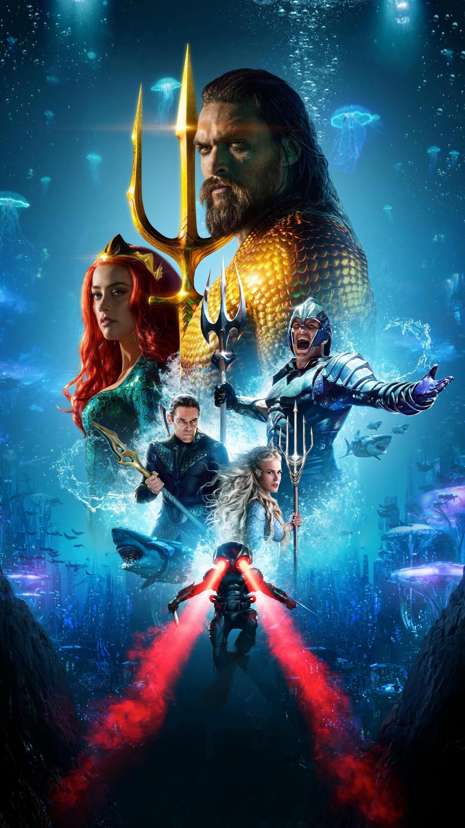 Aquaman, Movie, Posters, High Definition, 1540x2740 HD Phone