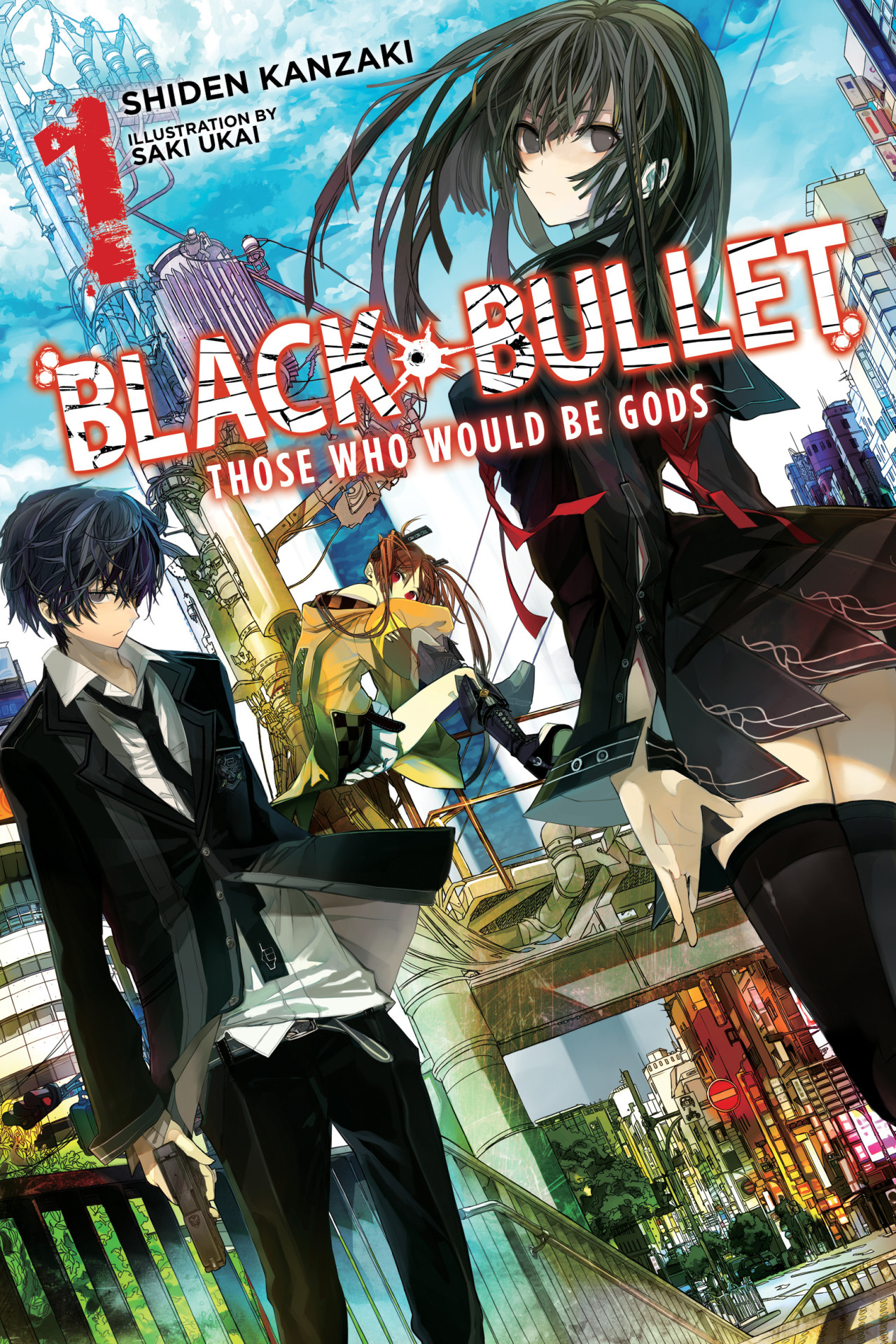 Black Bullet (Anime): Poster, Those Who Would Be Gods, First Light Novel Volume. 1280x1920 HD Wallpaper.