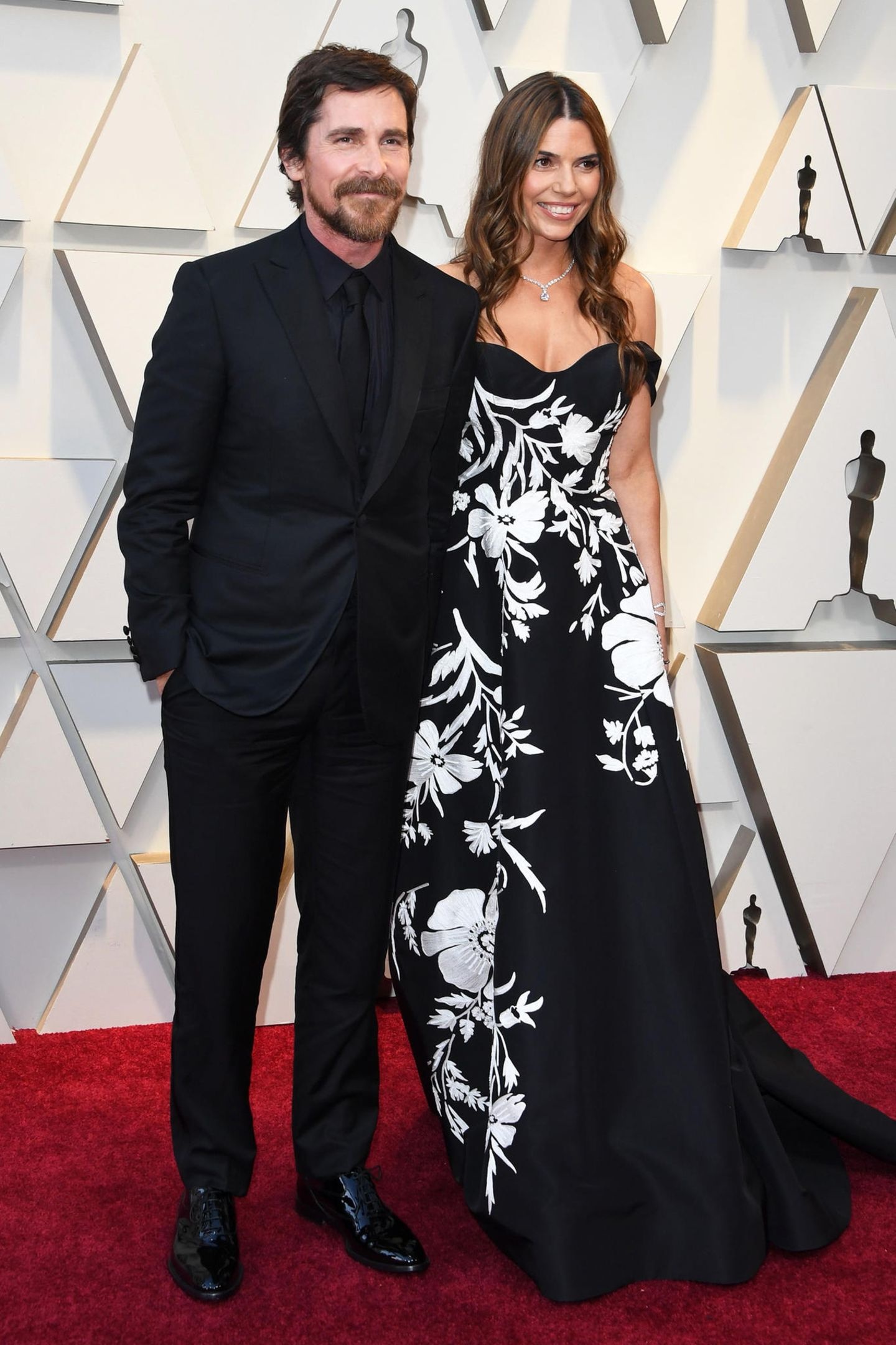 Christian Bale, Sibi Blazic, Oscars 2019, Couples, 1440x2160 HD Handy