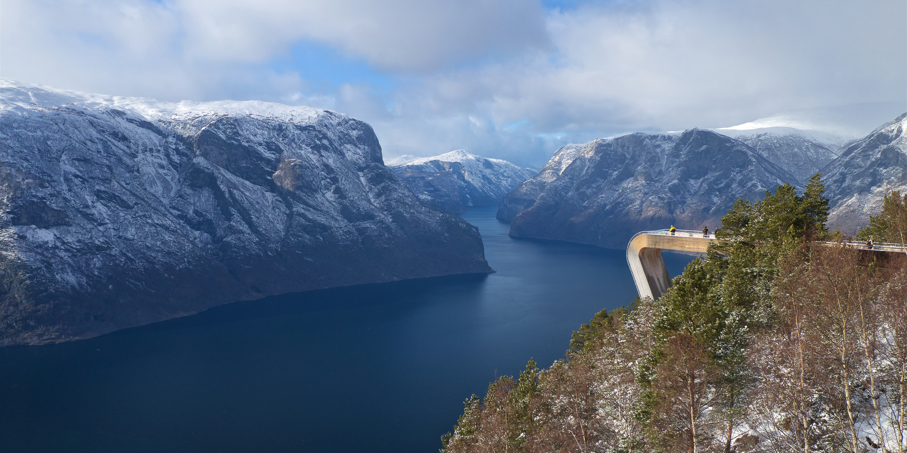 Western Norwegian fjords, Stunning coastal views, Dramatic fjord landscapes, Norway's pride, 3000x1500 Dual Screen Desktop