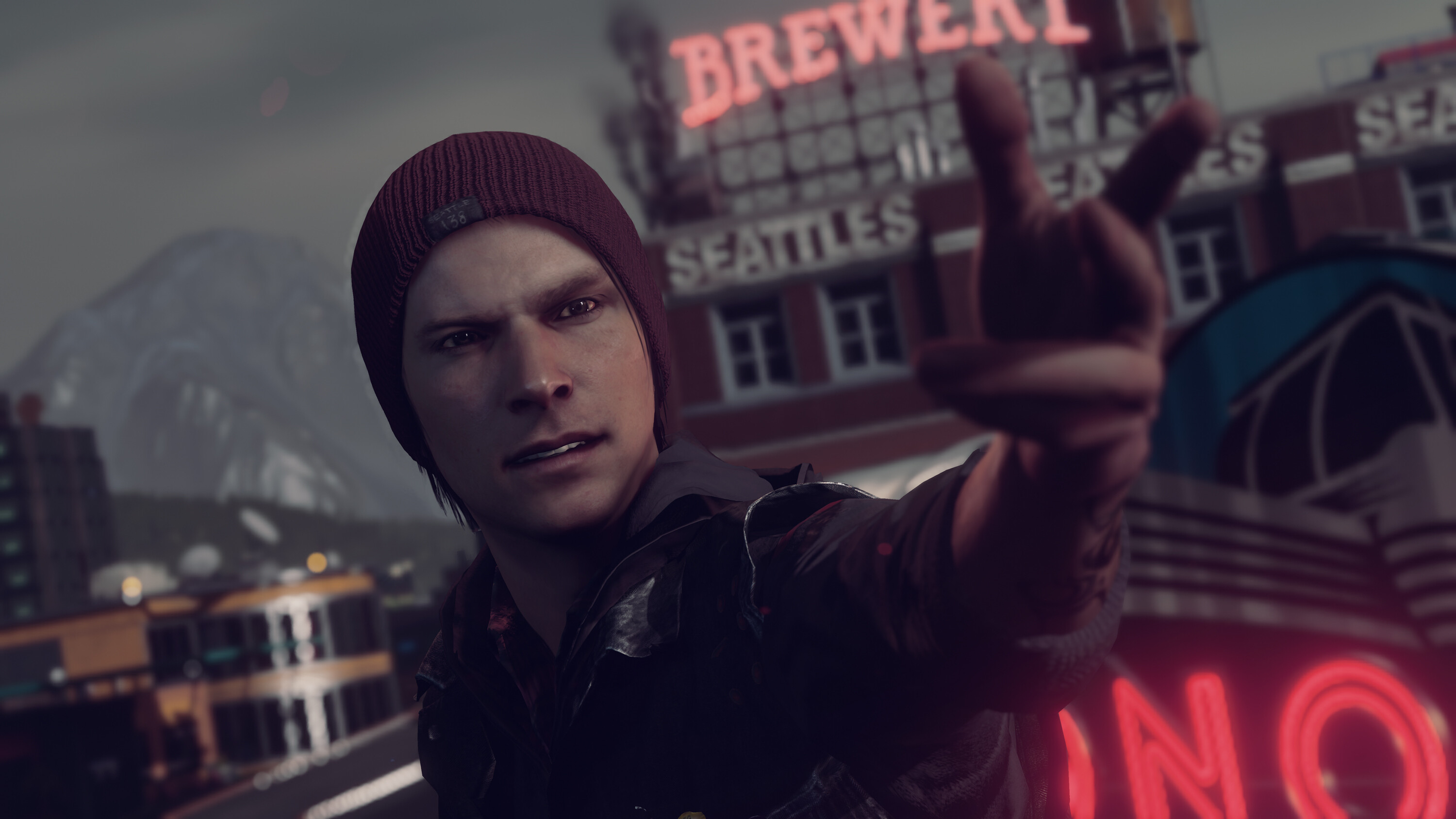 inFAMOUS: Second Son, The third game in the series, released on March 21, 2014. 3000x1690 HD Wallpaper.