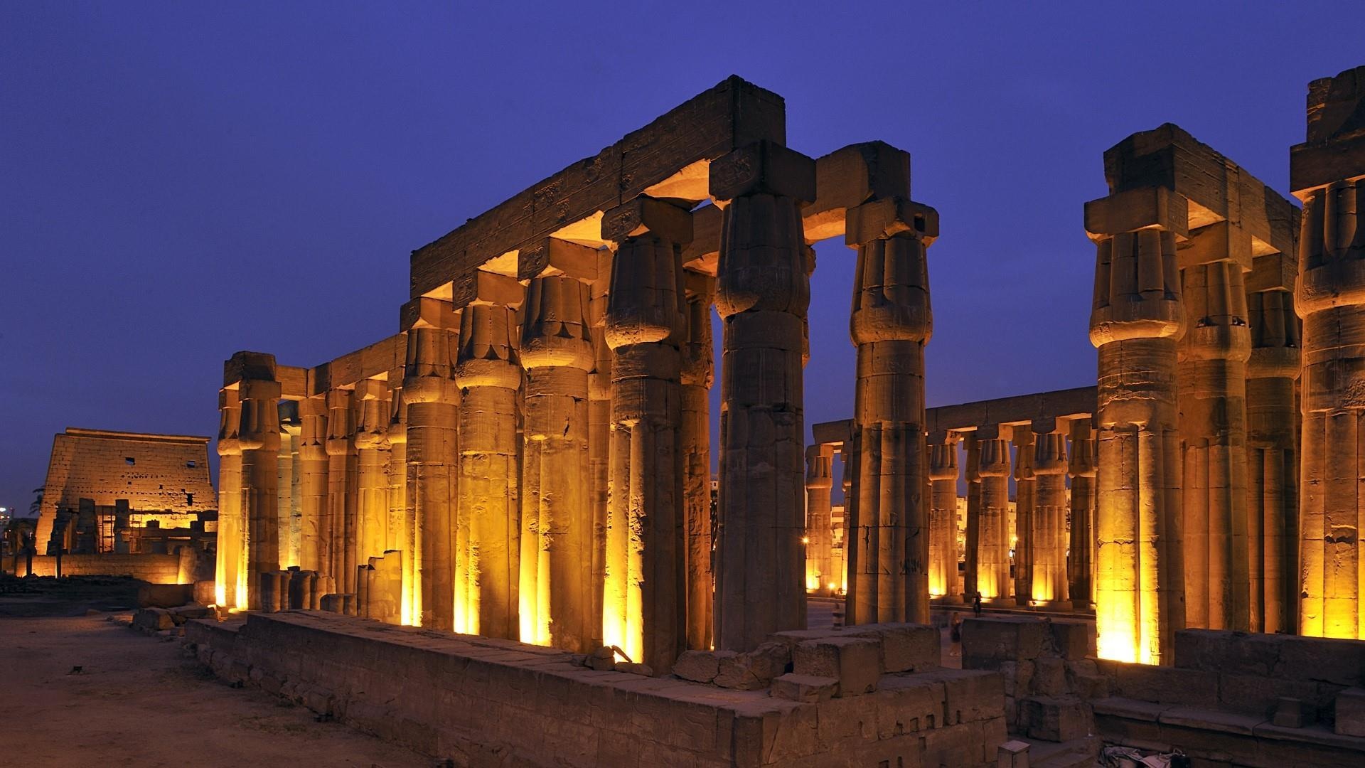 Luxor Temple, Egypt, Luxor wallpapers, Ancient wonders, 1920x1080 Full HD Desktop