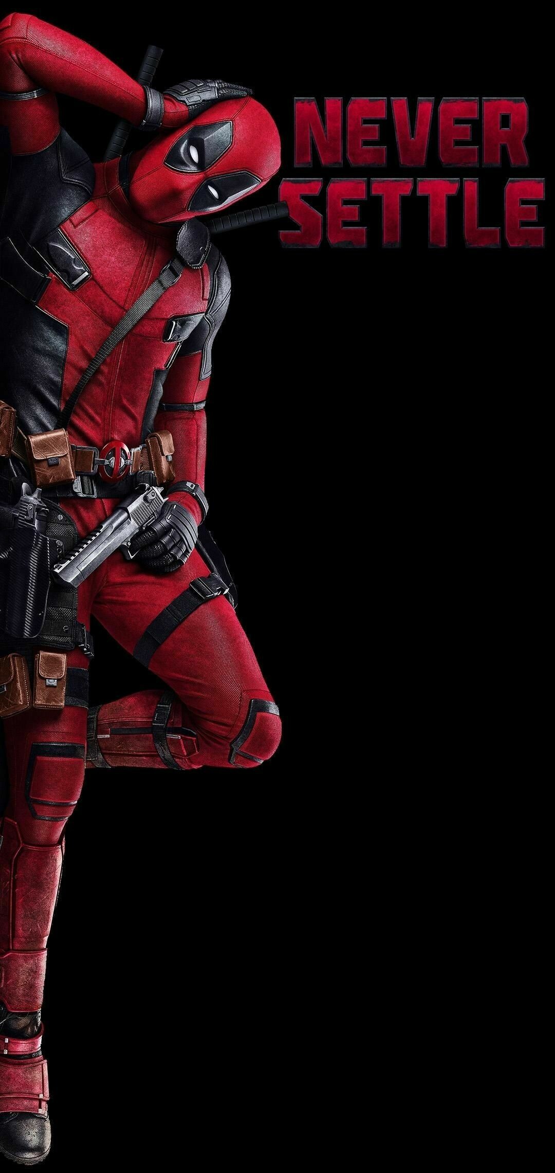 Deadpool: Never Settle, Marvel, The highest-grossing R-rated film at the time. 1080x2280 HD Background.