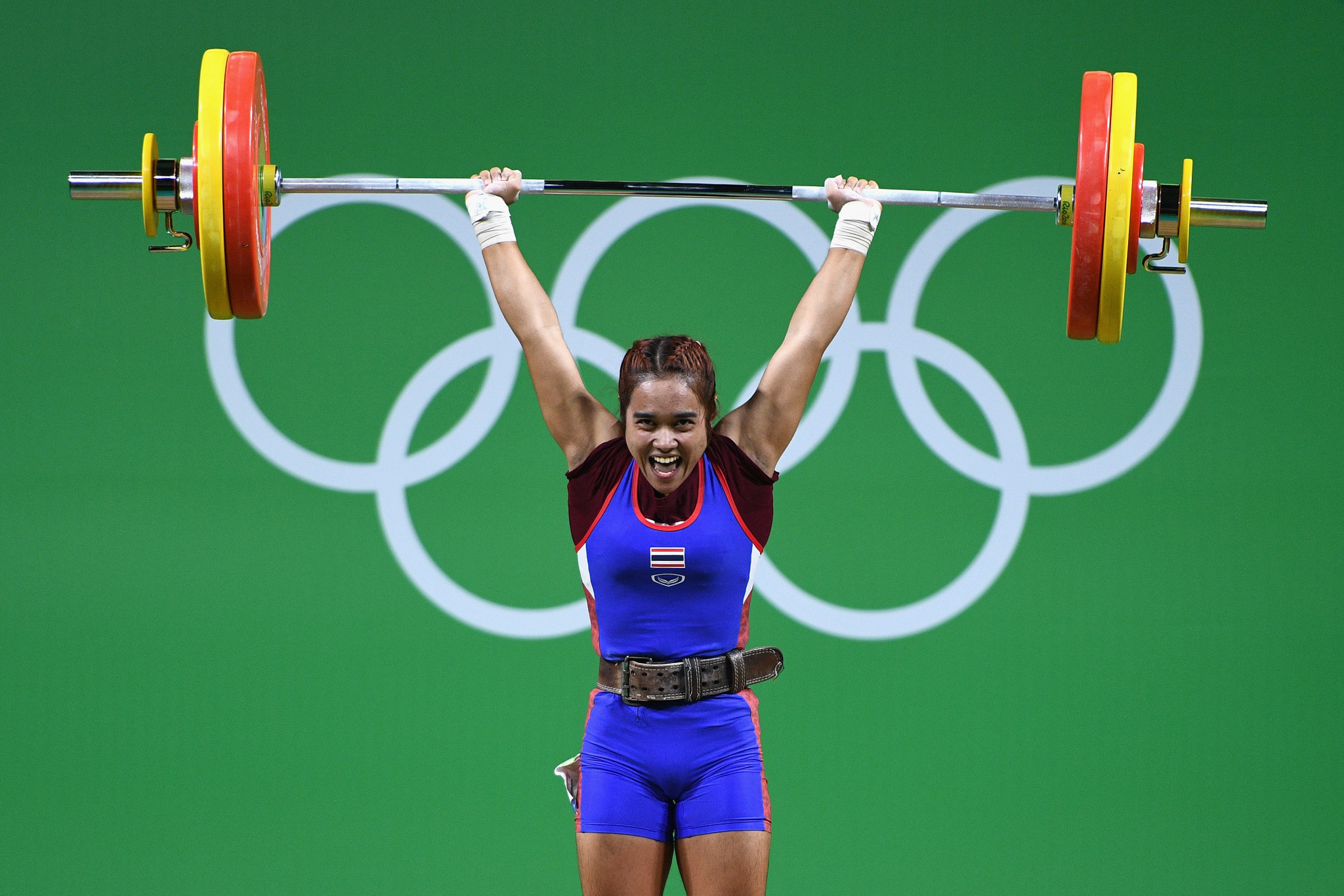 Weightlifting: IWF, Weight classes, A non-supportive lifting suit, Endurance. 2050x1370 HD Background.