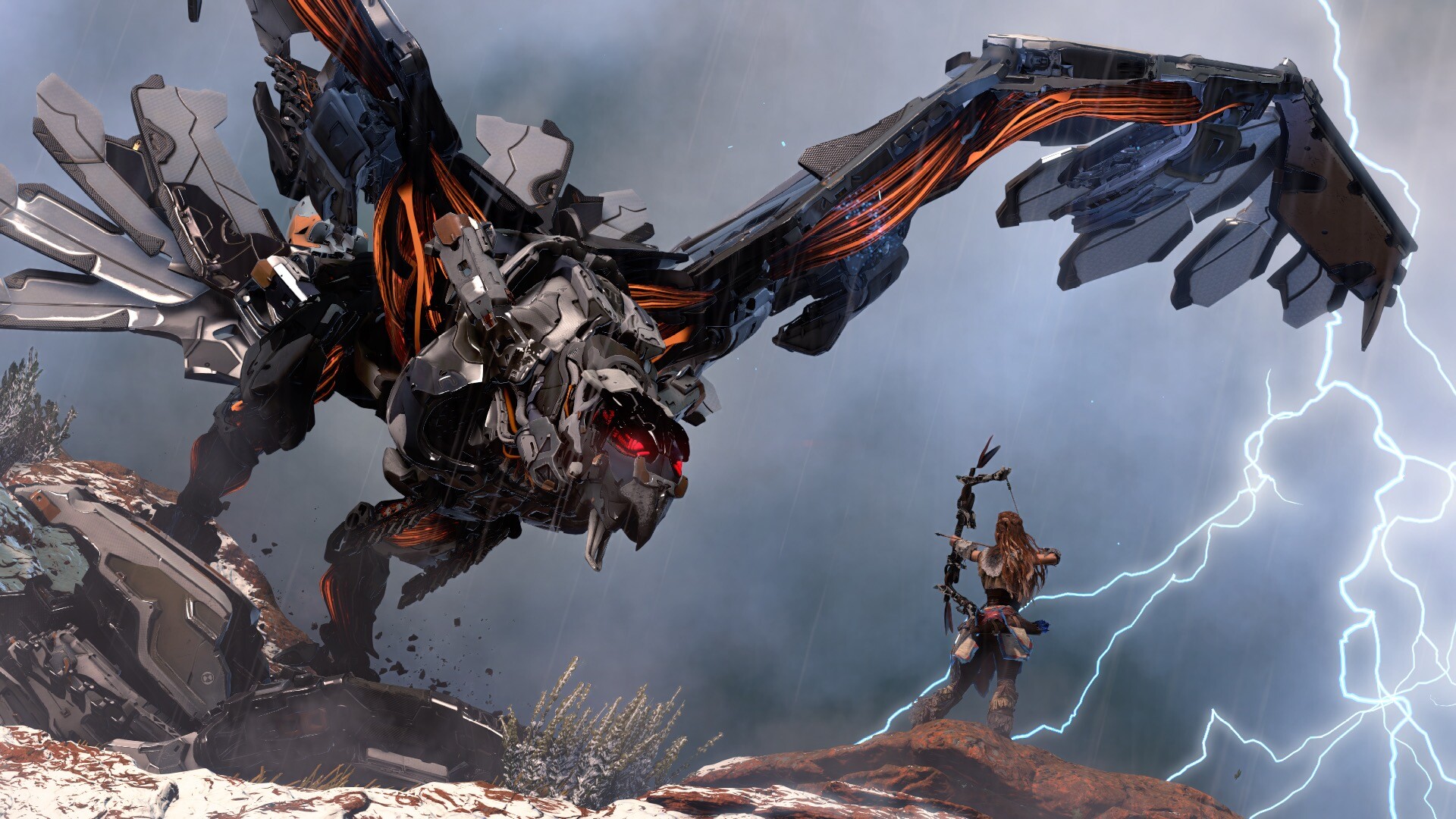 Horizon Zero Dawn: An action role playing game exclusively for the PlayStation 4 System, developed by Guerrilla Games. 1920x1080 Full HD Background.