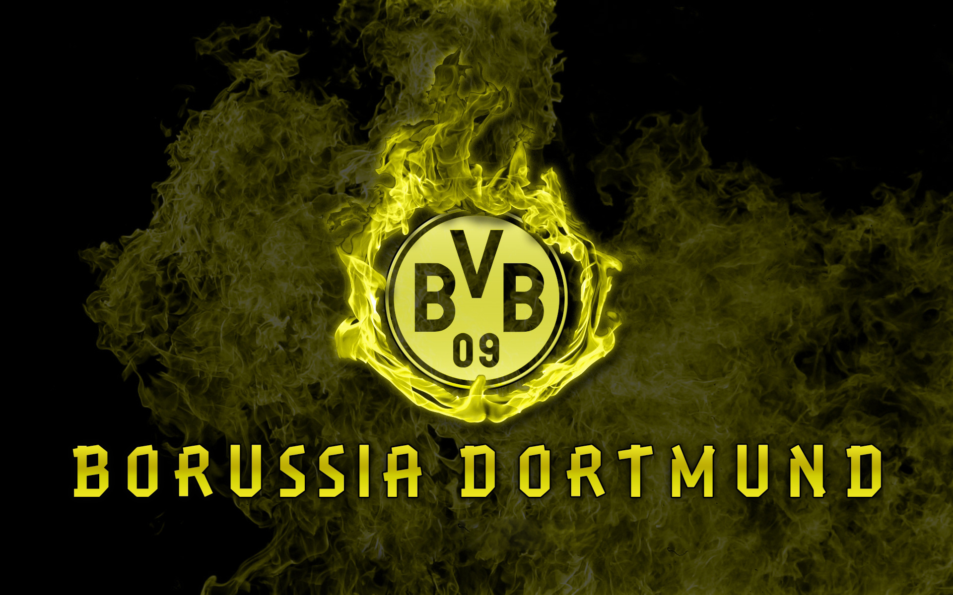 Borussia Dortmund: Sports club, Soccer, Logo, Emblem. 1920x1200 HD Background.