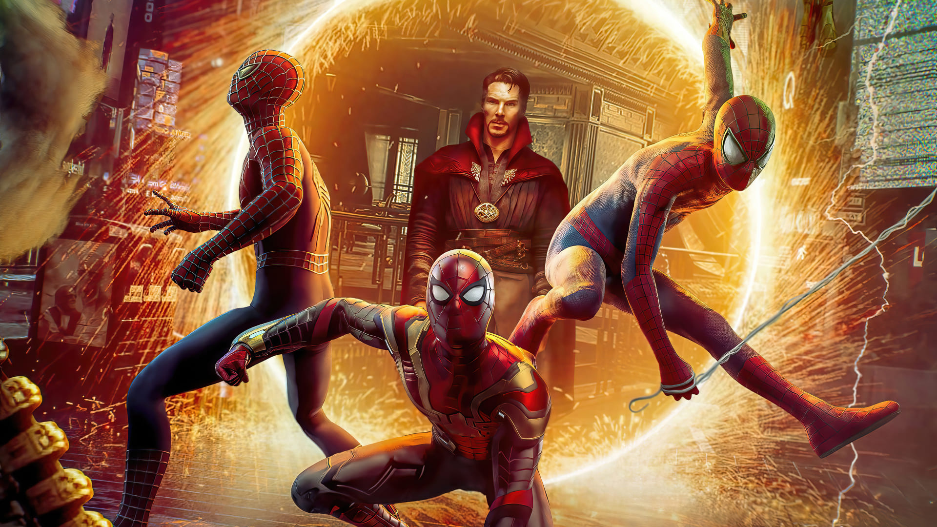 Spider-Man: No Way Home, Top free backgrounds, Download images, Marvel cinematic, 1920x1080 Full HD Desktop