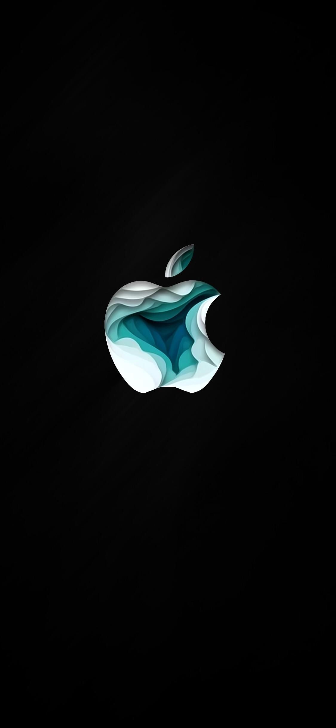 iPhone logo, Stylish backgrounds, Iconic branding, Smartphone elegance, 1130x2440 HD Handy