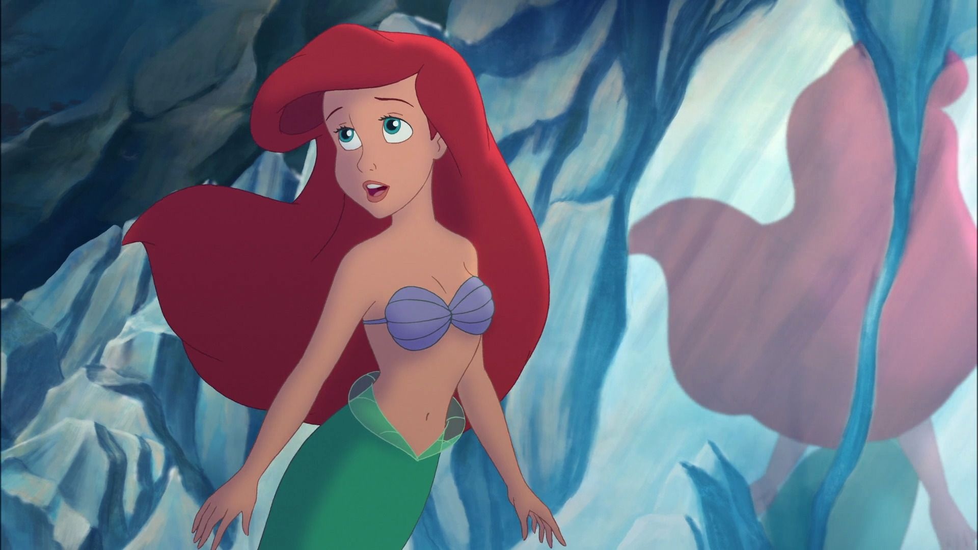 Ariel (The Little Mermaid), Ariel's Beginning, Animated screencaps, Mermaid pictures, 1920x1080 Full HD Desktop