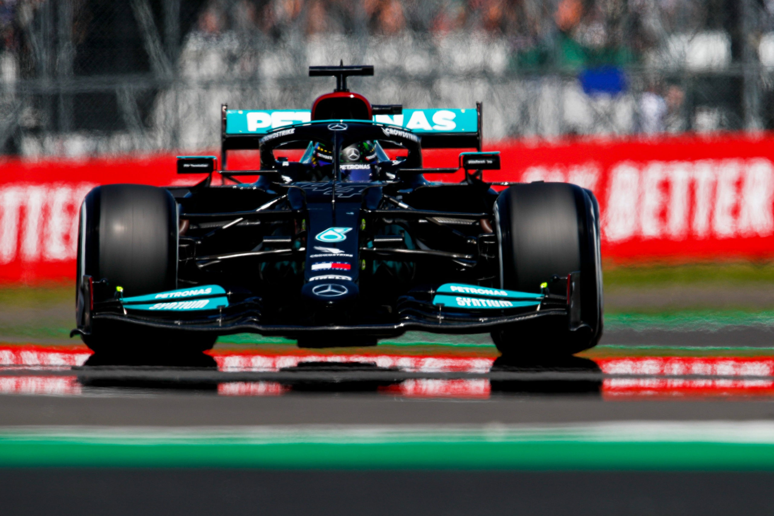 Motorsports: 2021 Mercedes’ Lewis Hamilton during practice, Formula One British Grand Prix, Silverstone Circuit. 2560x1710 HD Wallpaper.
